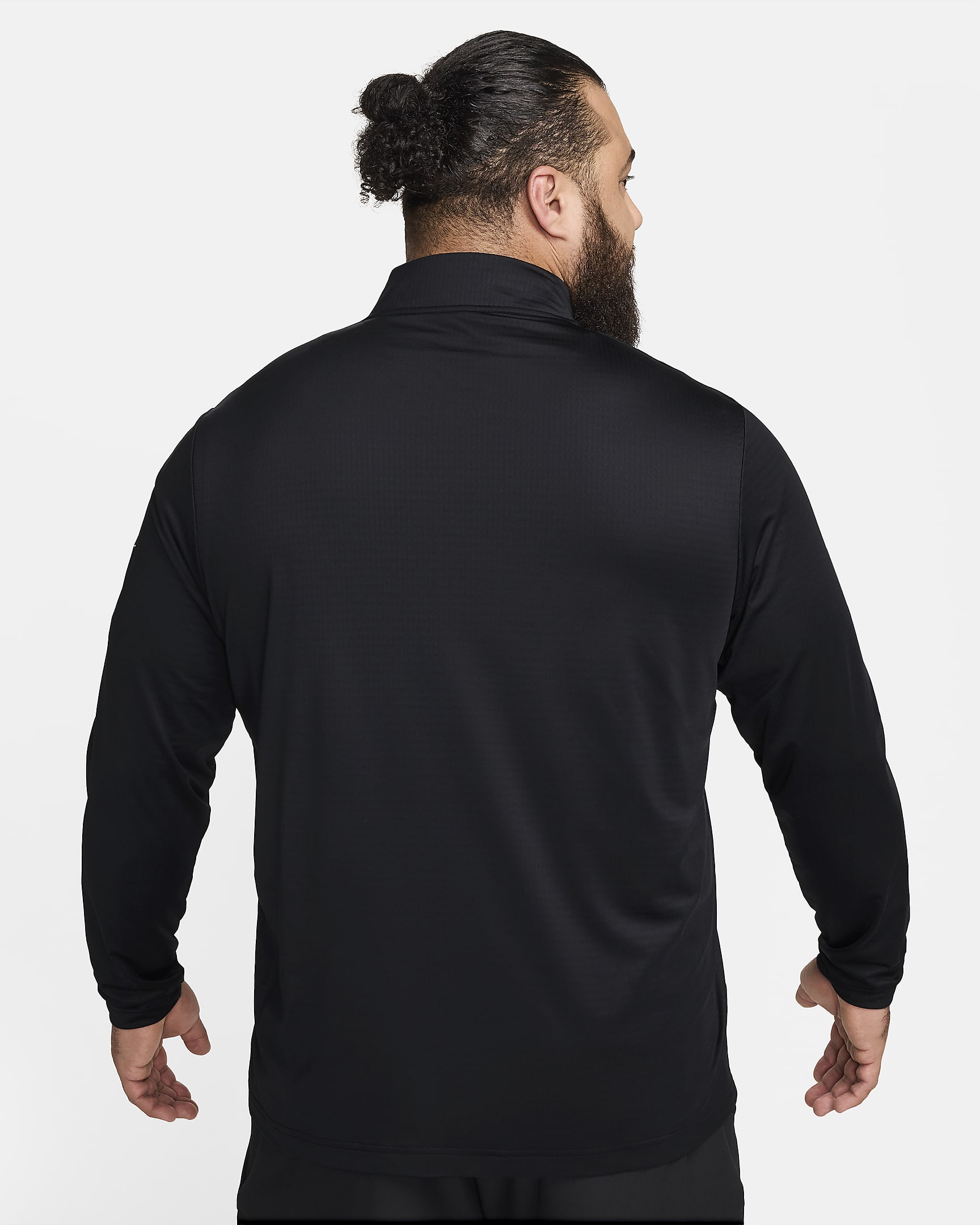 Maglia da golf con zip a metà lunghezza Dri-FIT Nike Victory – Uomo - Nero/Bianco