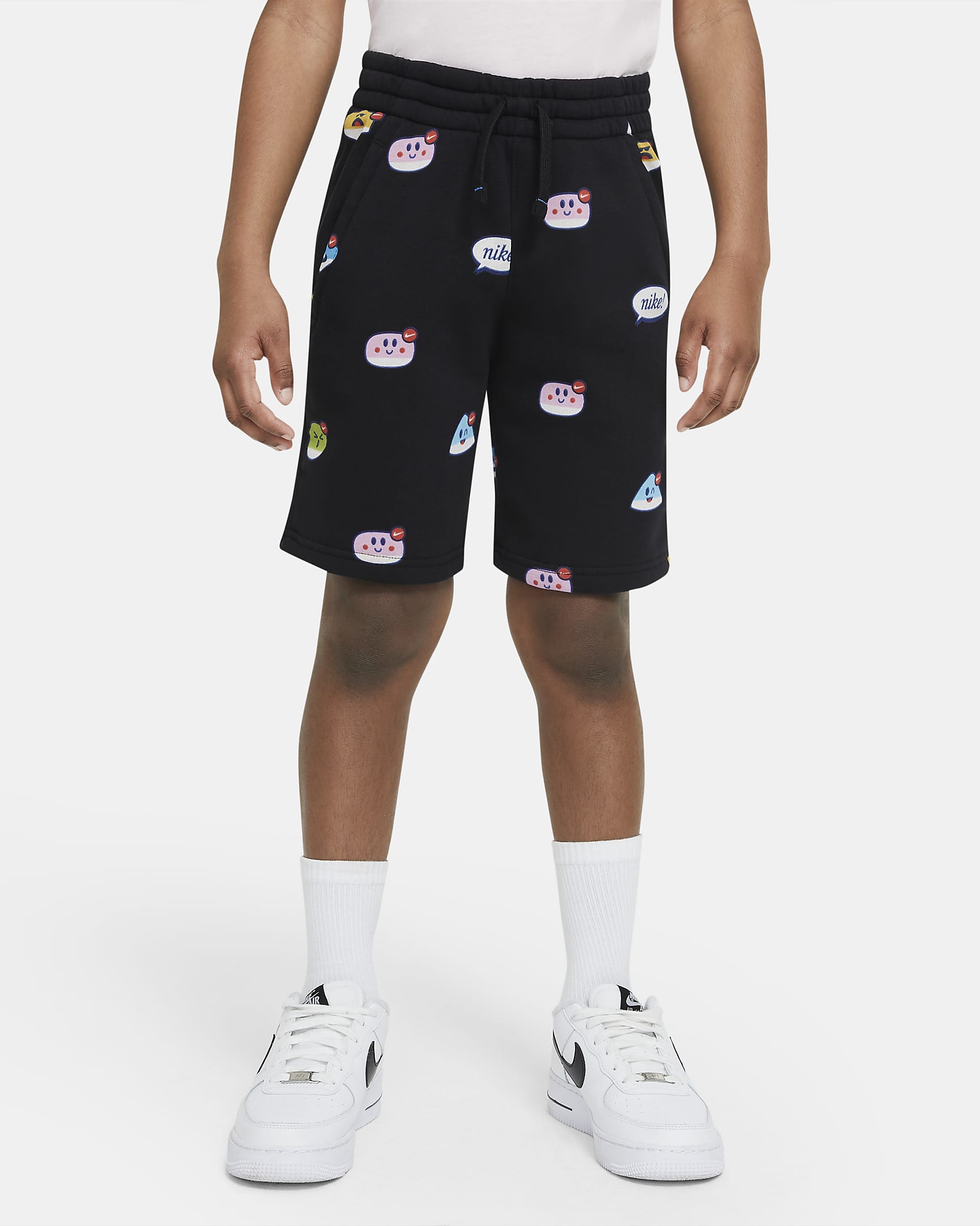 Nike Sportswear Club Big Kids' (Boys') Shorts - Black