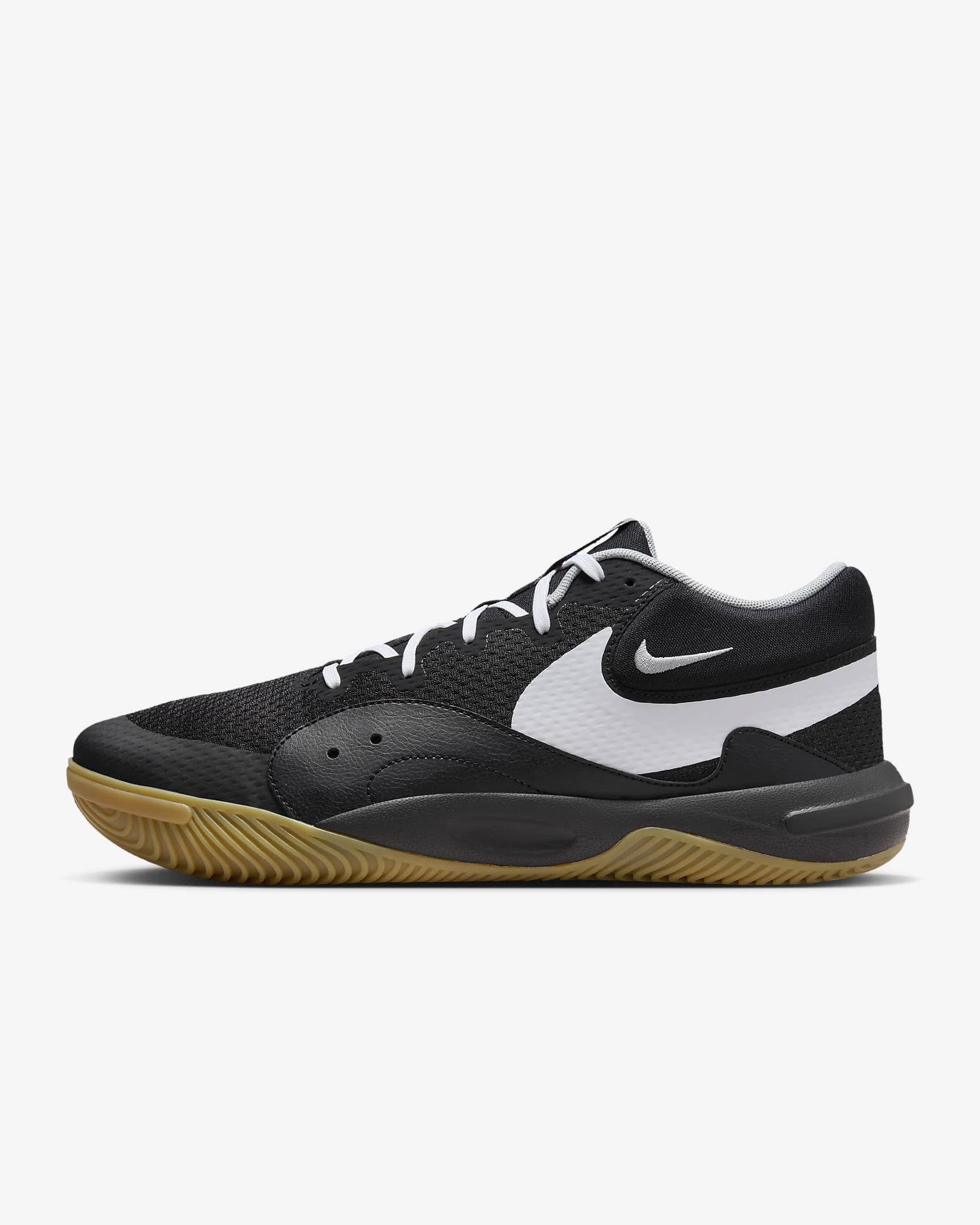 Nike Hyperquick Volleyball Shoes - Black/Flat Silver/White