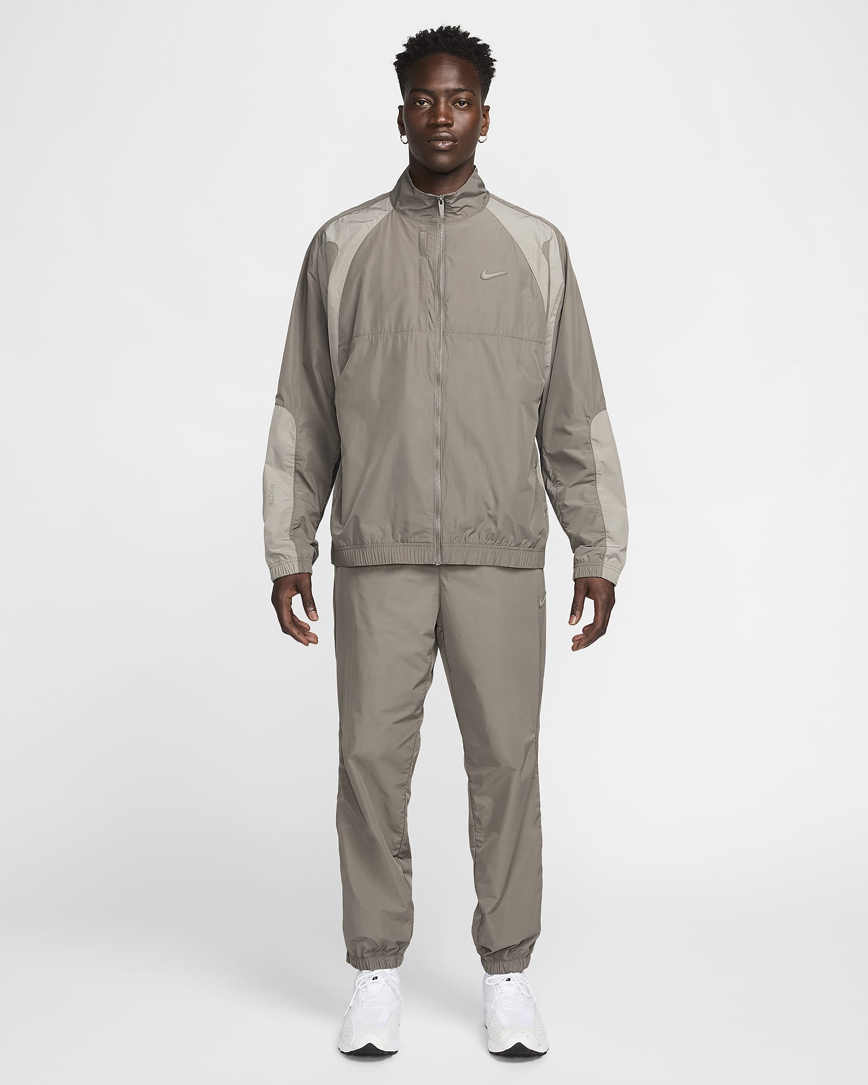 NOCTA Northstar Nylon Tracksuit Bottoms - Olive Grey/Moon Fossil/Moon Fossil