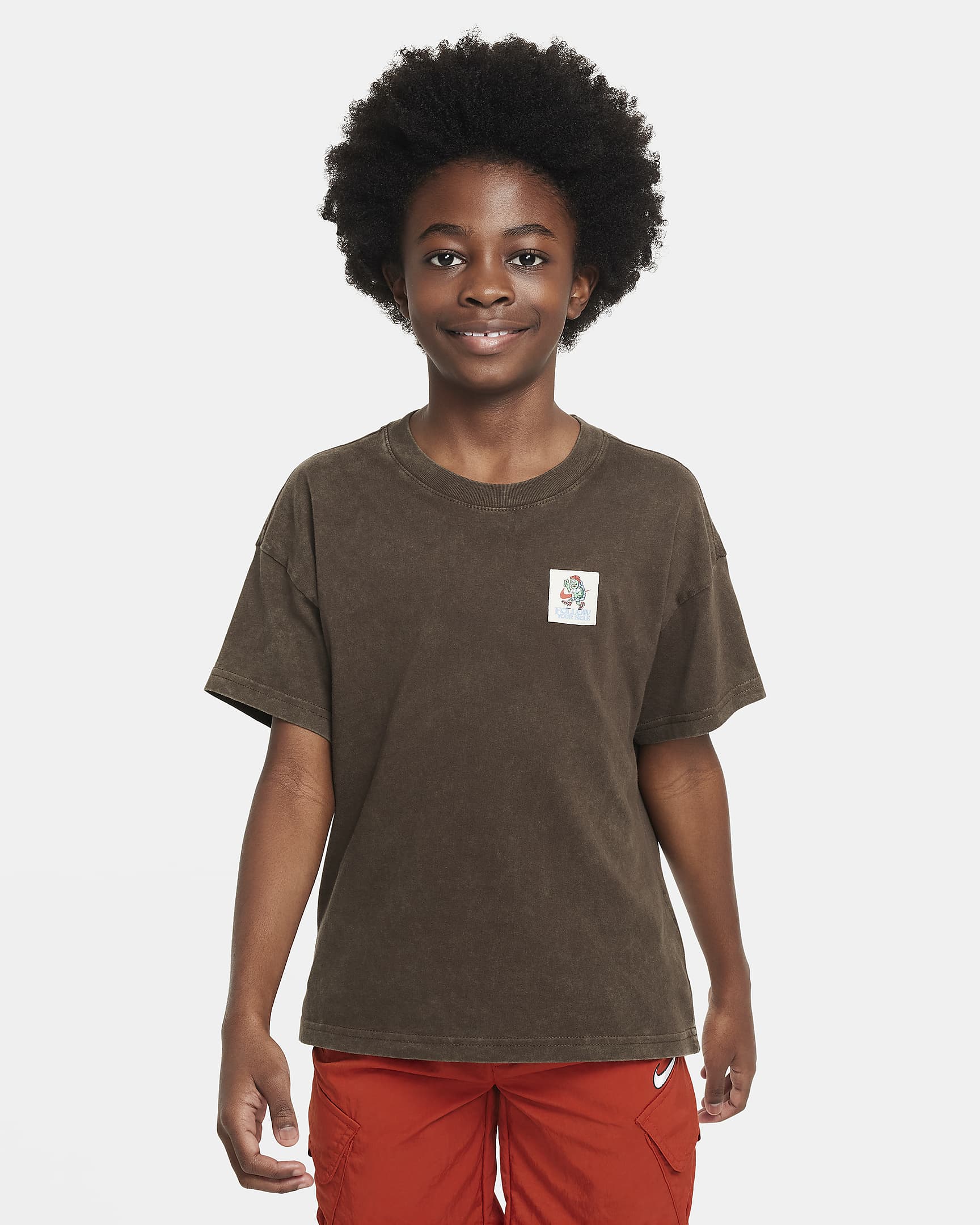 Nike Sportswear Older Kids' T-Shirt - Cacao Wow