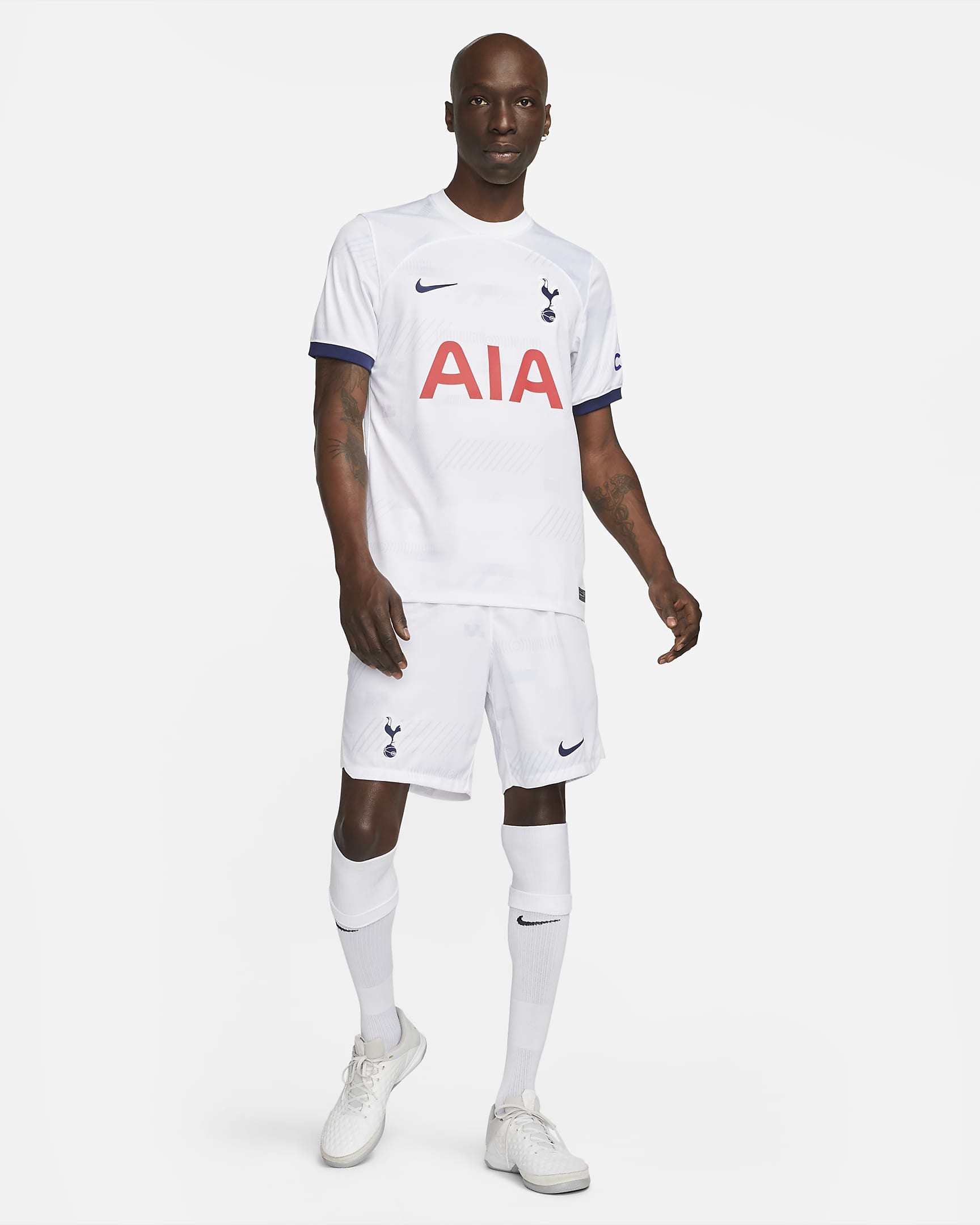 Tottenham Hotspur 2023/24 Stadium Home Men's Nike Dri-FIT Football Shirt - White/Binary Blue