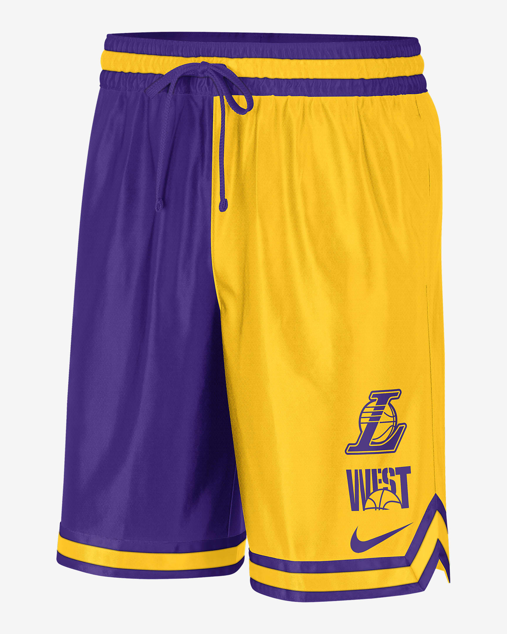 Los Angeles Lakers Courtside Men's Nike Dri-FIT NBA Graphic Shorts ...