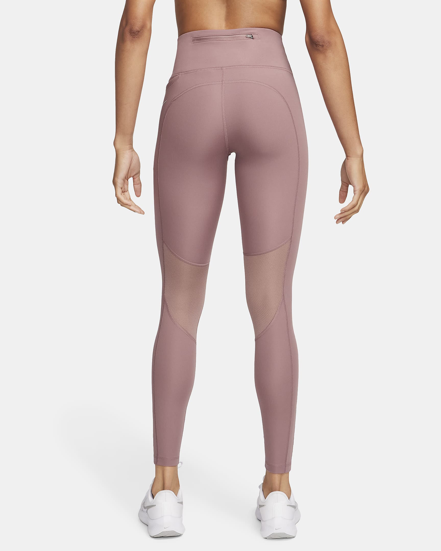 Nike Epic Fast Women's Mid-Rise Pocket Running Leggings - Smokey Mauve