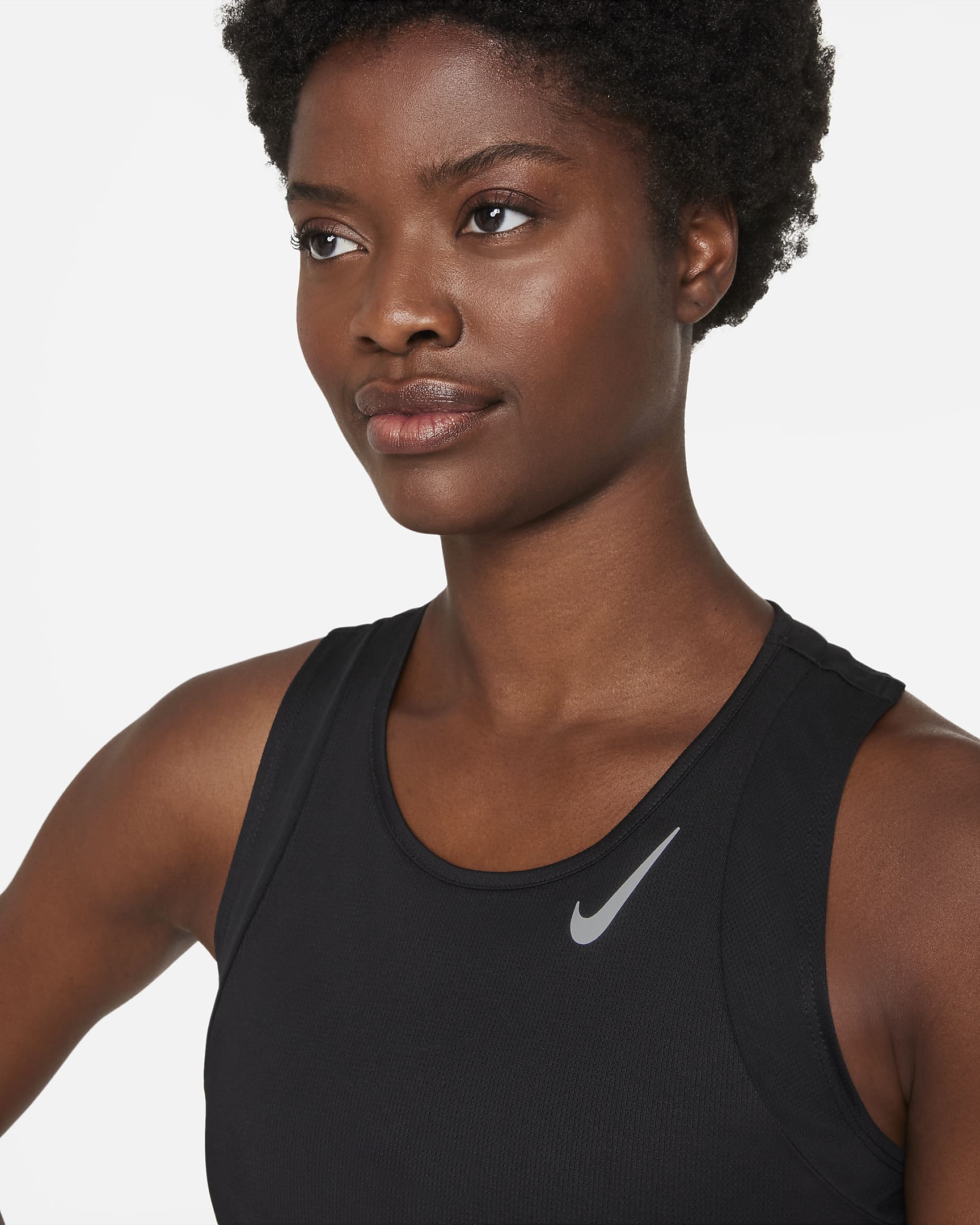 Nike Dri Fit Race Womens Cropped Running Tank Nike Uk