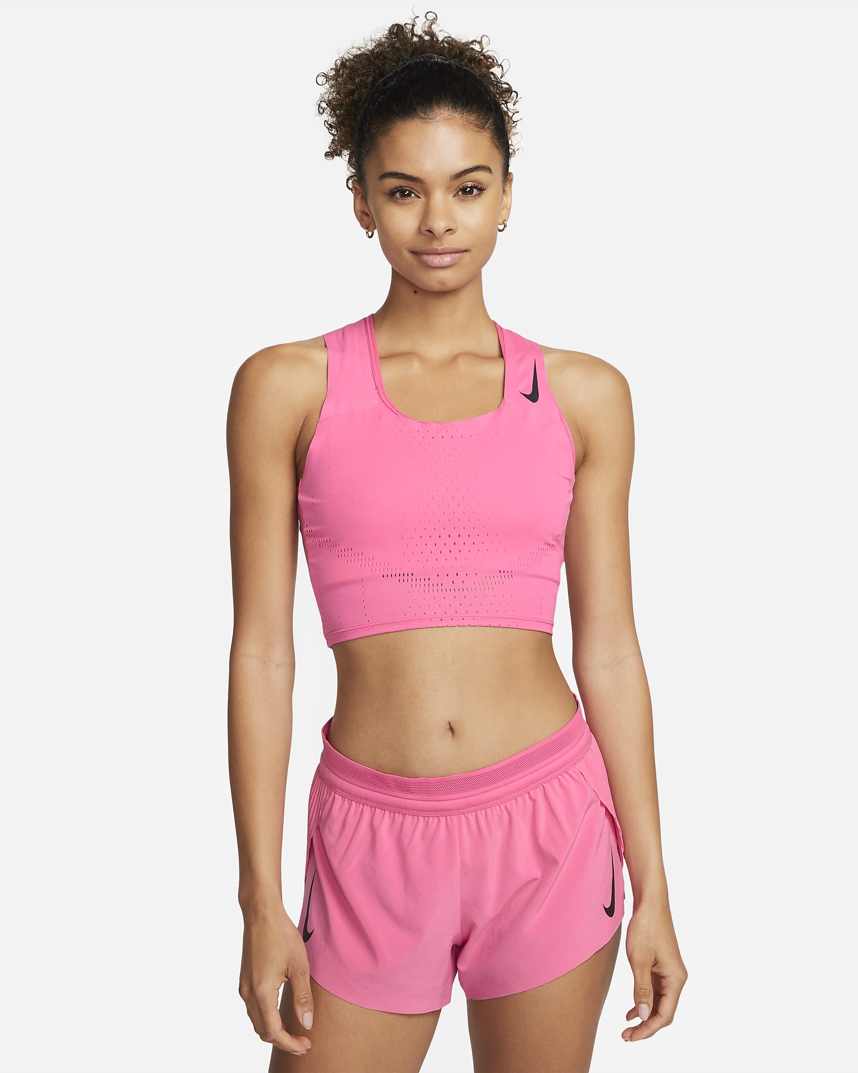 Nike Dri Fit Adv Aeroswift Womens Running Crop Top Nike Lu