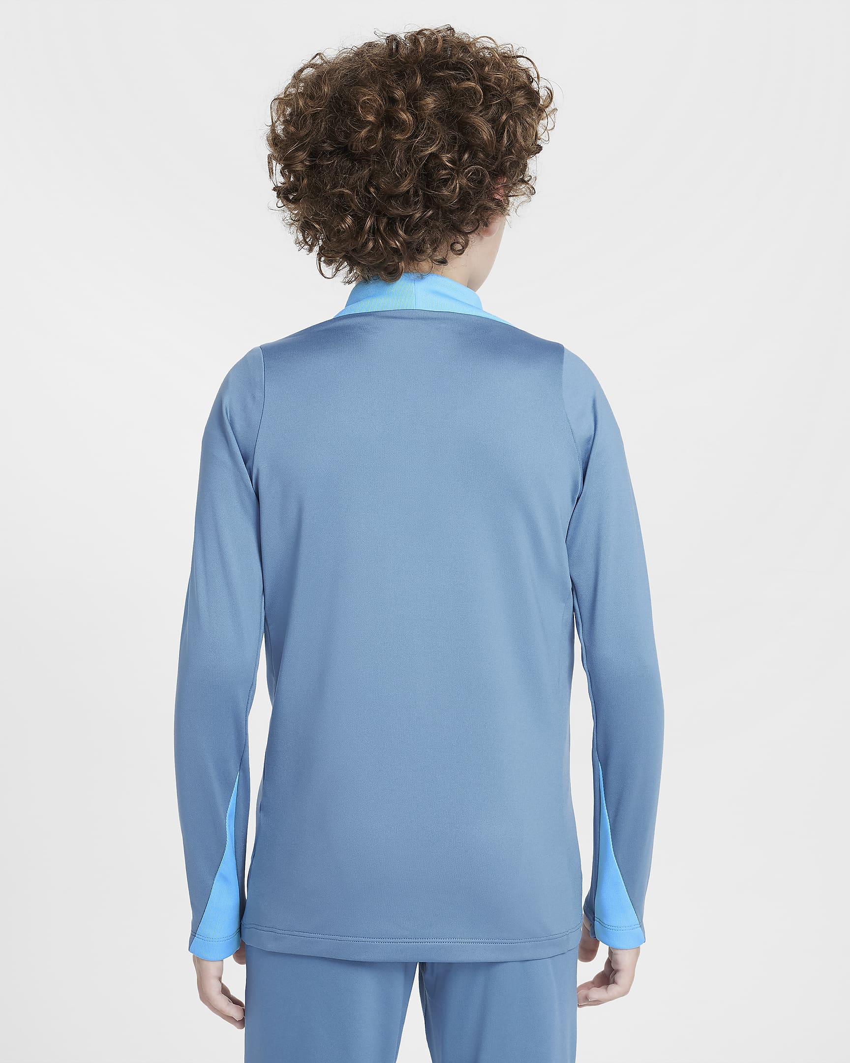 Nike Dri-FIT Strike Fußball-Trainingsoberteil für ältere Kinder - Aegean Storm/Baltic Blue/Weiß