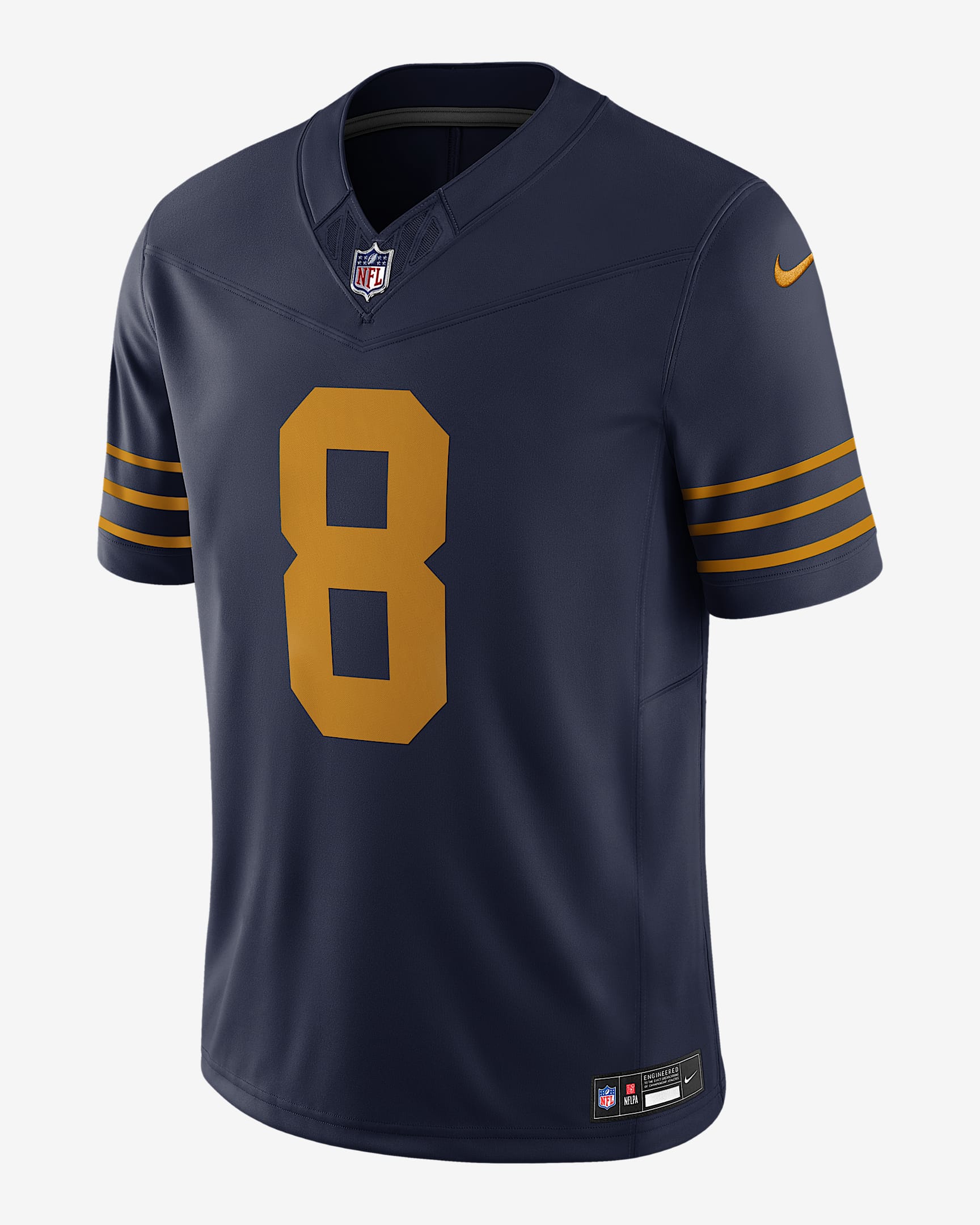 Jersey Nike Dri-FIT de la NFL Limited para hombre Josh Jacobs Green Bay Packers - Azul marino