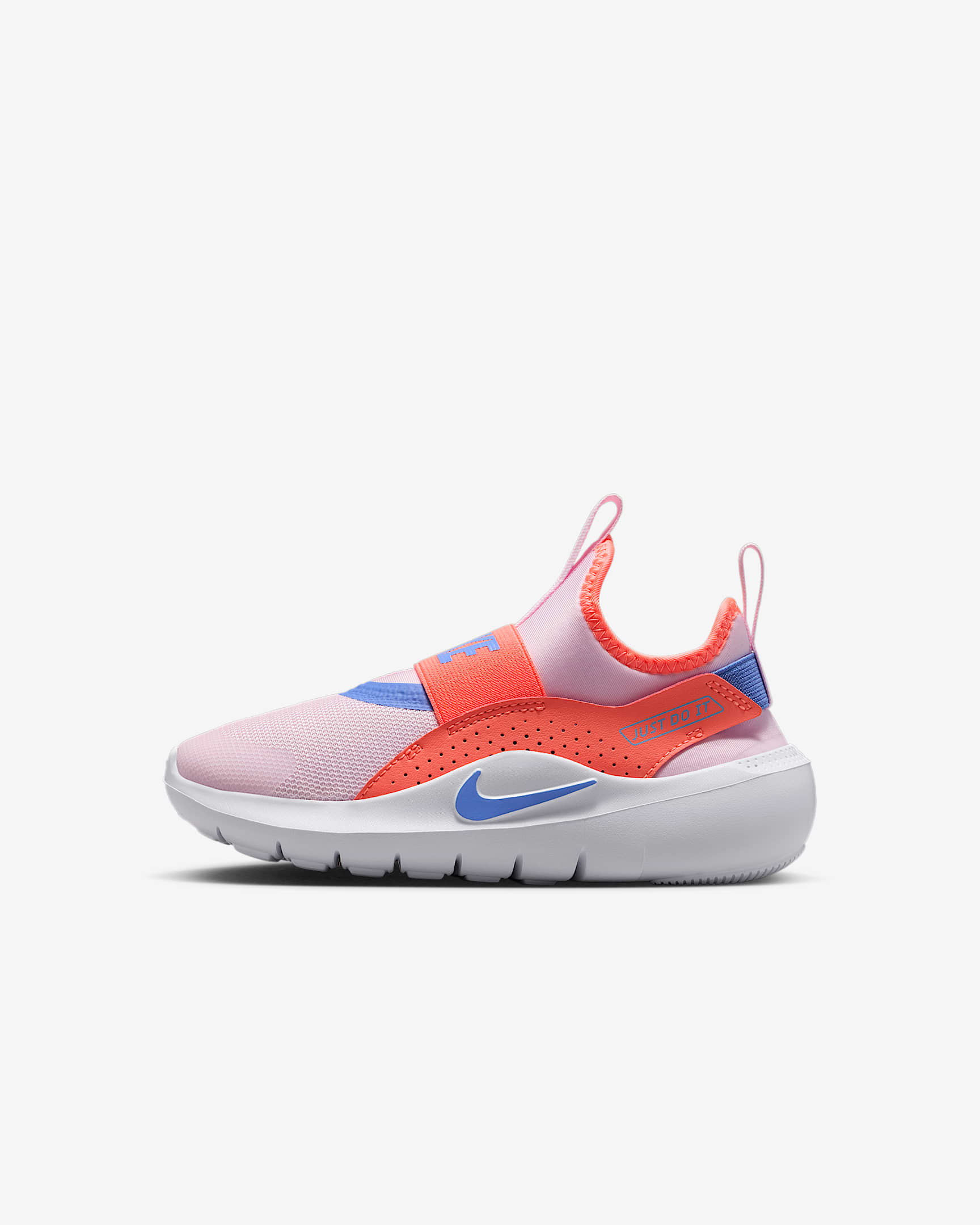 Nike Flex Runner 4 Little Kids' Shoes - Pink Foam/Bright Mango/White/Royal Pulse