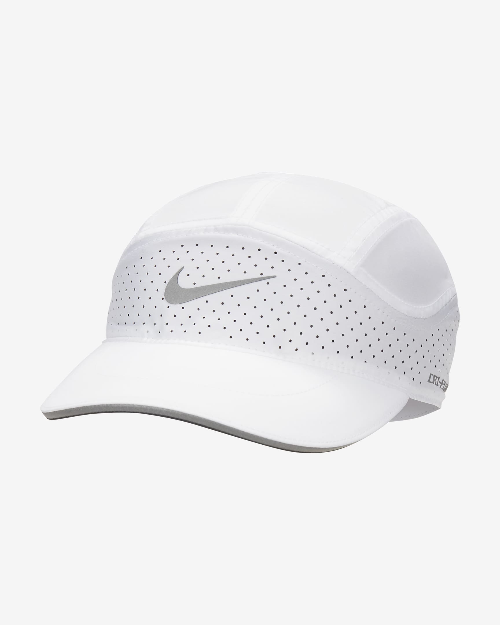 Nike Dri-FIT ADV Fly Unstructured Reflective Design Cap - White/Anthracite