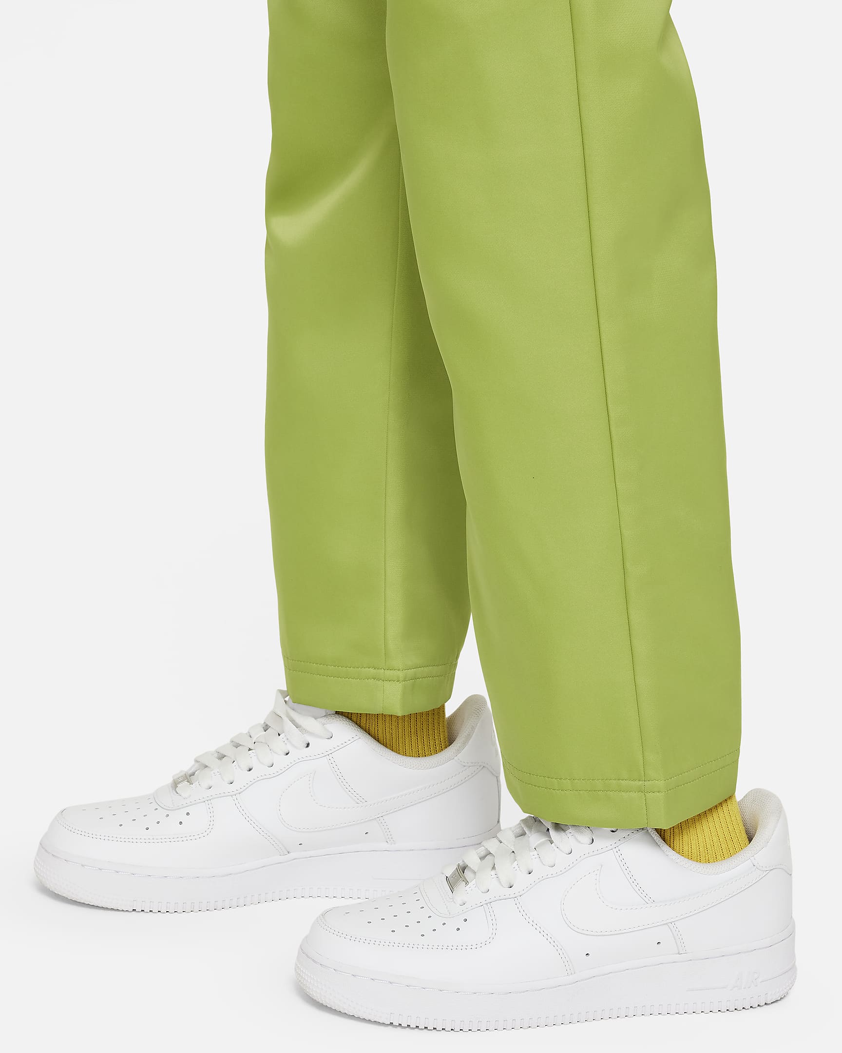 Pants para niña talla grande Nike Sportswear - Pera/Blanco