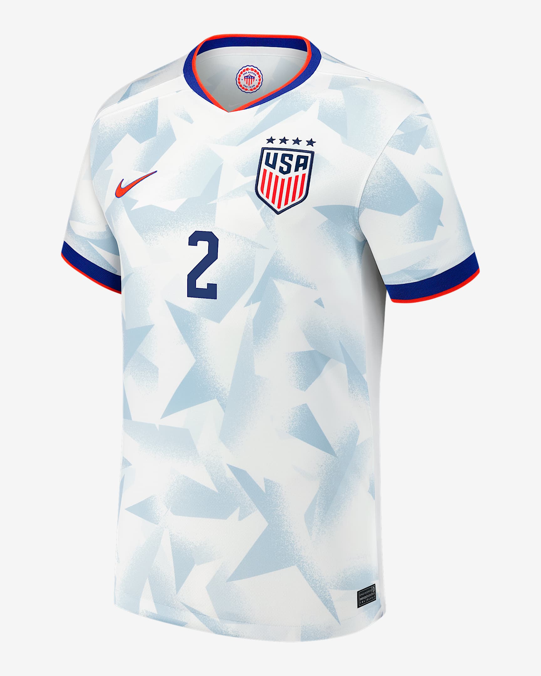 Trinity Rodman USWNT 2025 Stadium Home Big Kids' Nike Dri-FIT Soccer Jersey - White