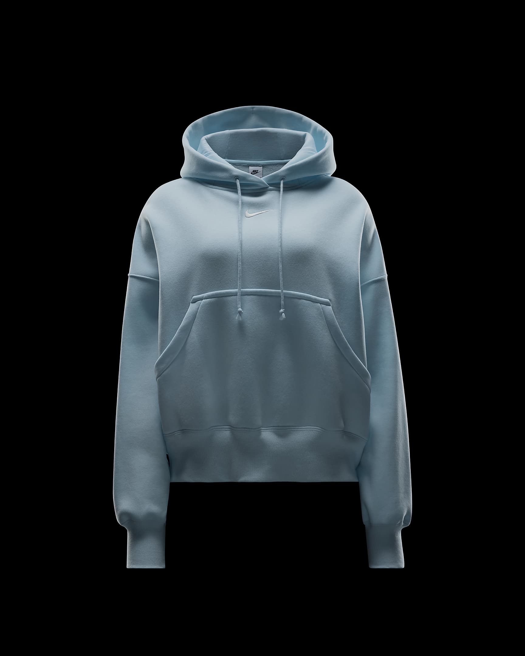 Nike Sportswear Phoenix Fleece Women's Over-Oversized Pullover Hoodie - Glacier Blue/Sail