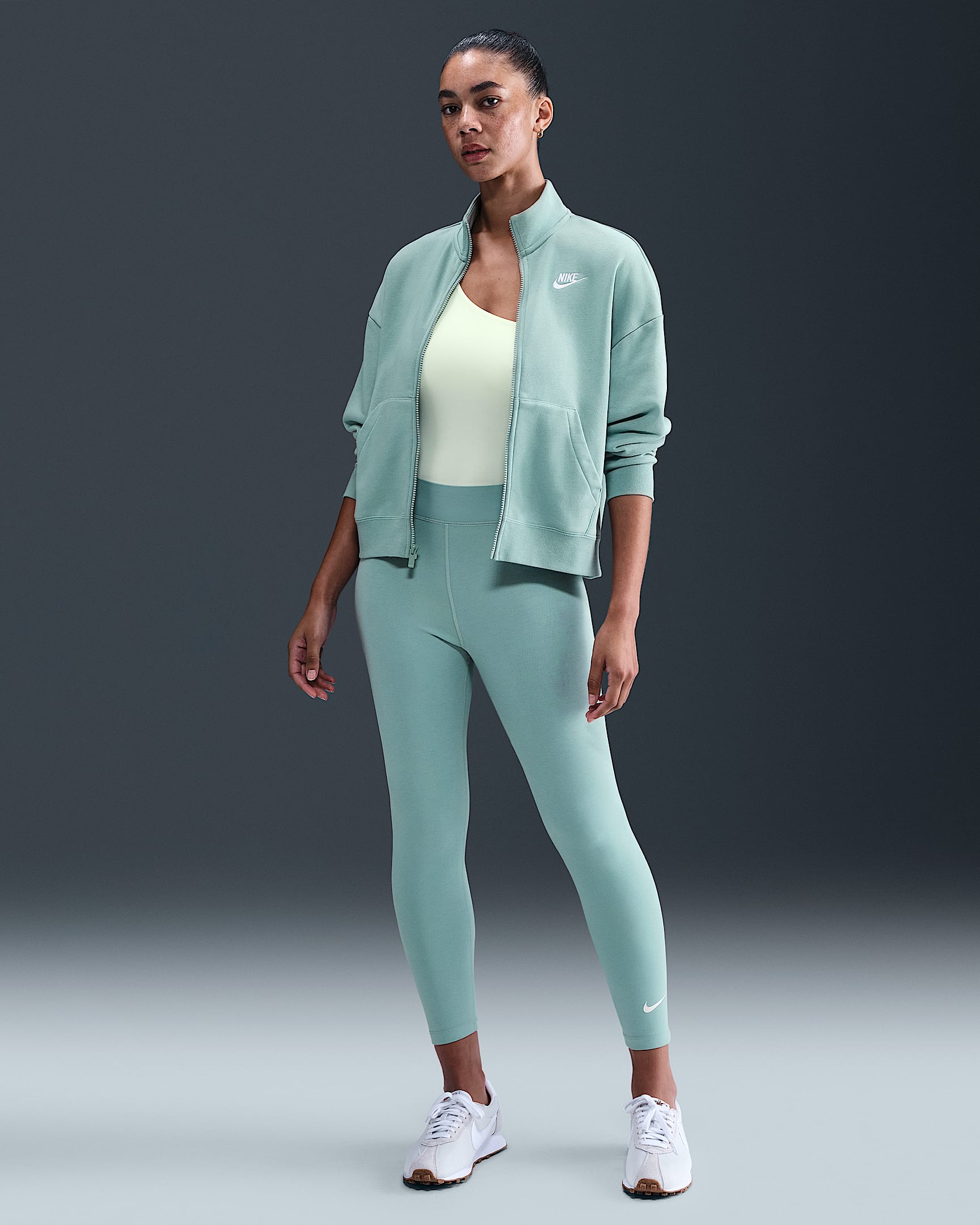 Nike Sportswear Classic Women's High-Waisted 7/8 Leggings - Cannon/Sail