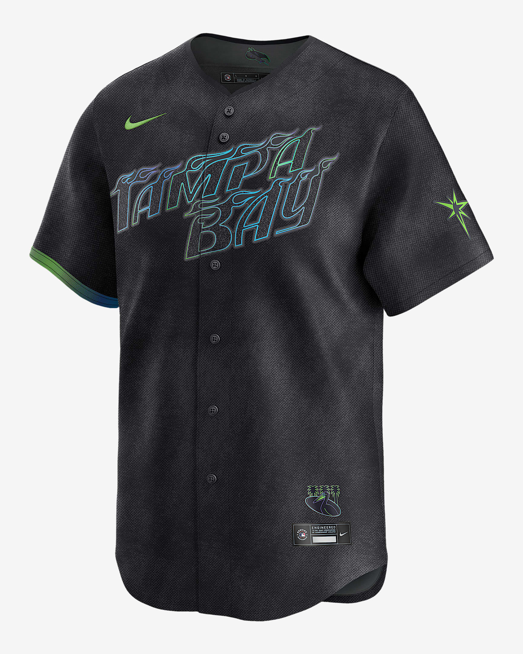 Tampa Bay Rays City Connect Men's Nike Dri-FIT ADV MLB Limited Jersey - Grey