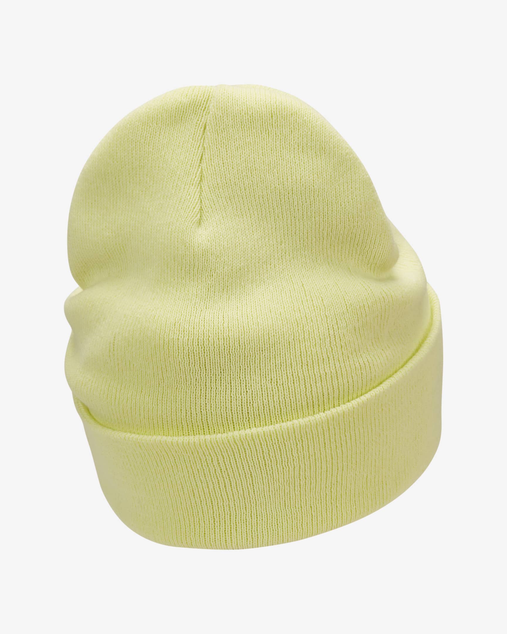 Bonnet à revers haut Nike Peak Futura - Luminous Green/Blanc