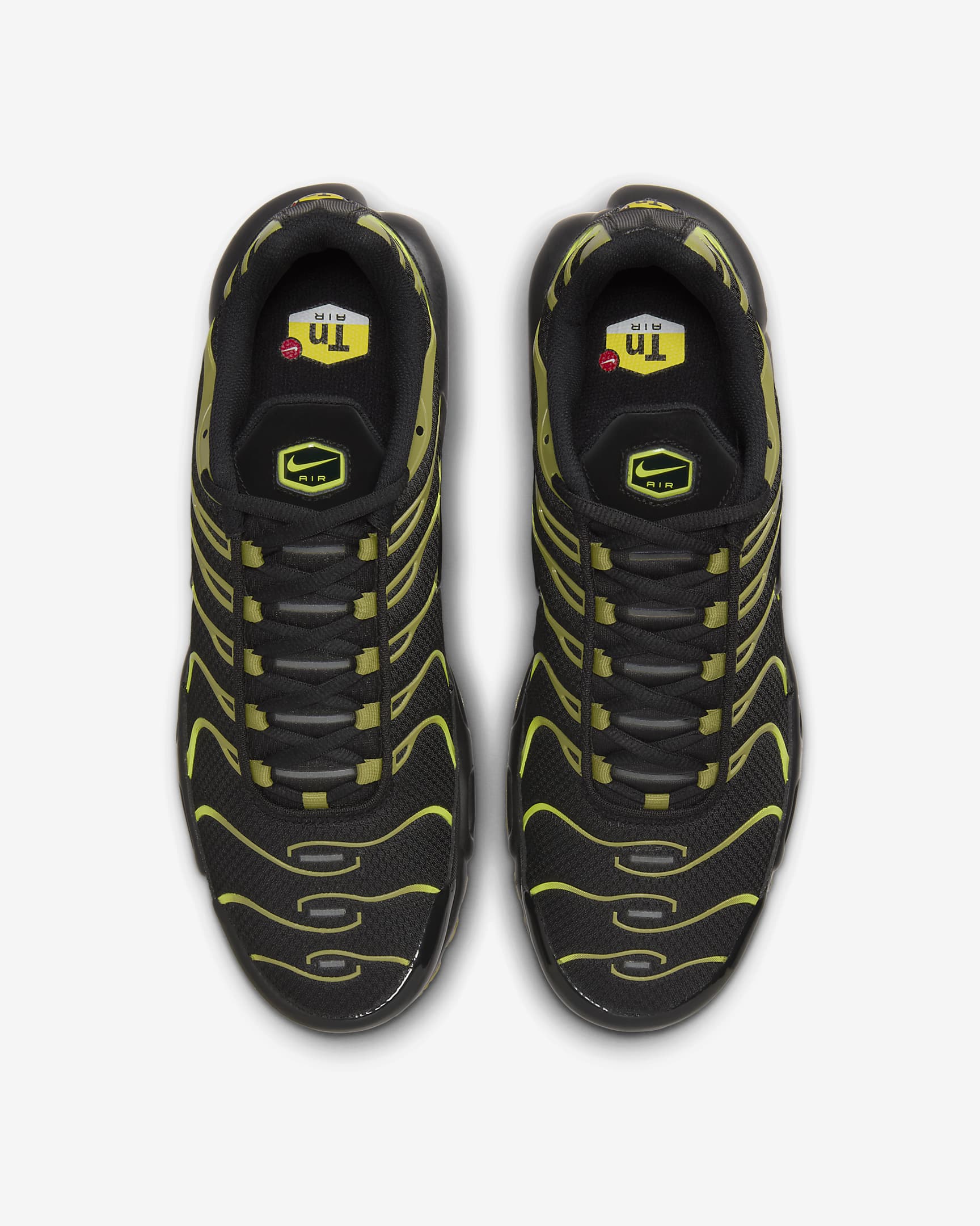 Chaussure Nike Air Max Plus pour homme - Noir/Cyber/Pacific Moss/Noir