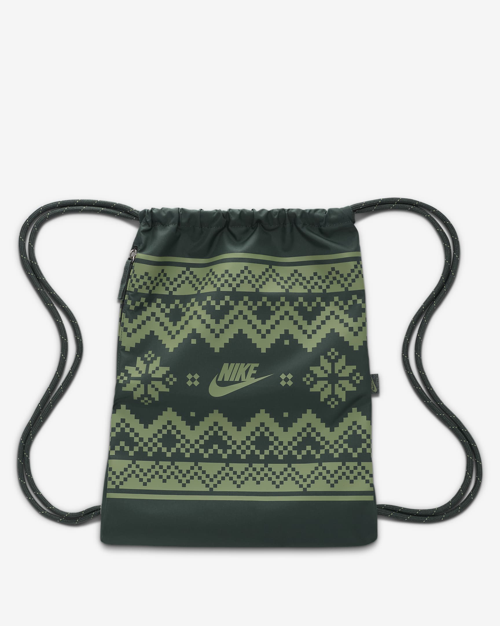 Nike Heritage Drawstring Bag (13L) - Vintage Green/Oil Green/Oil Green