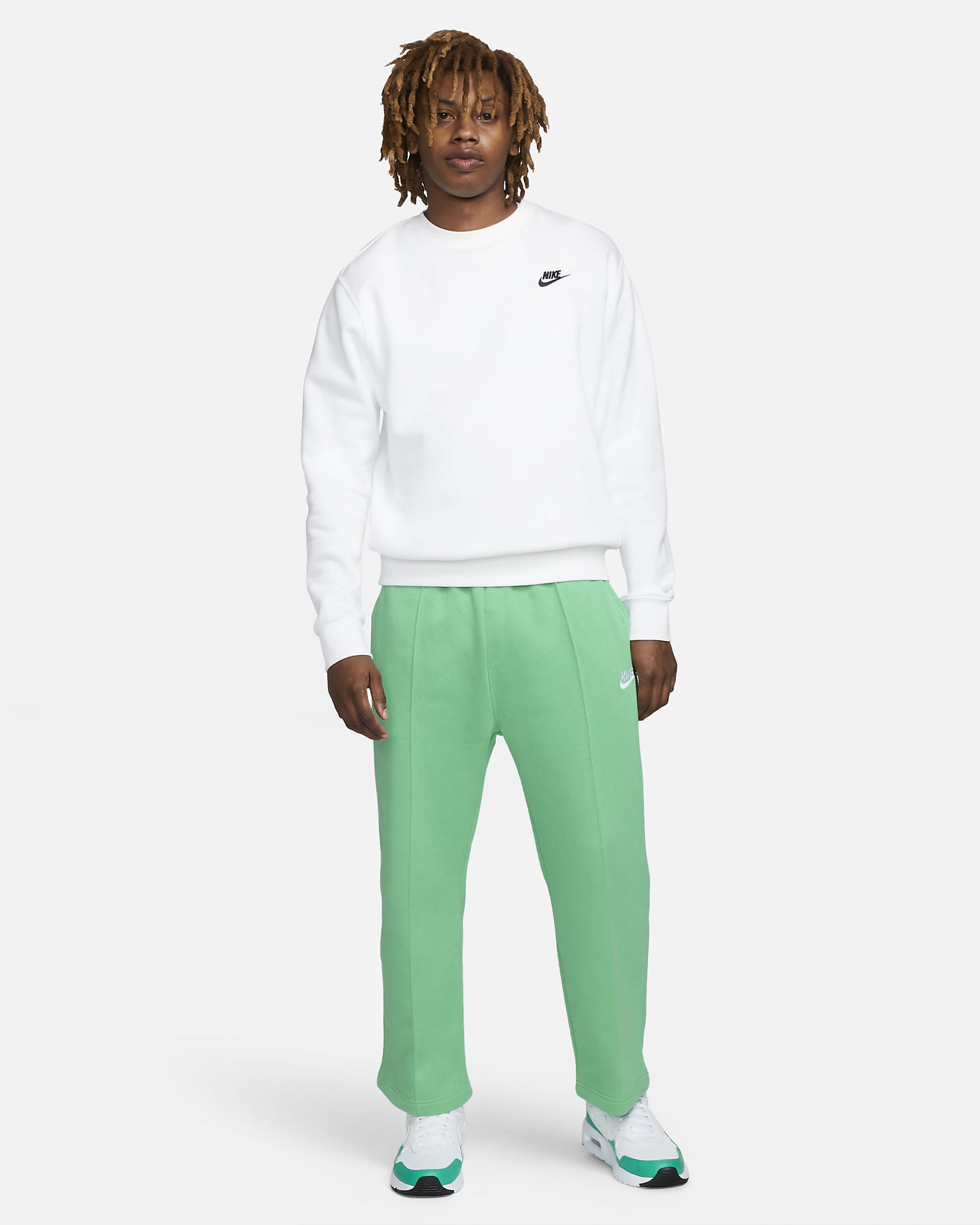 cropped nike fleece