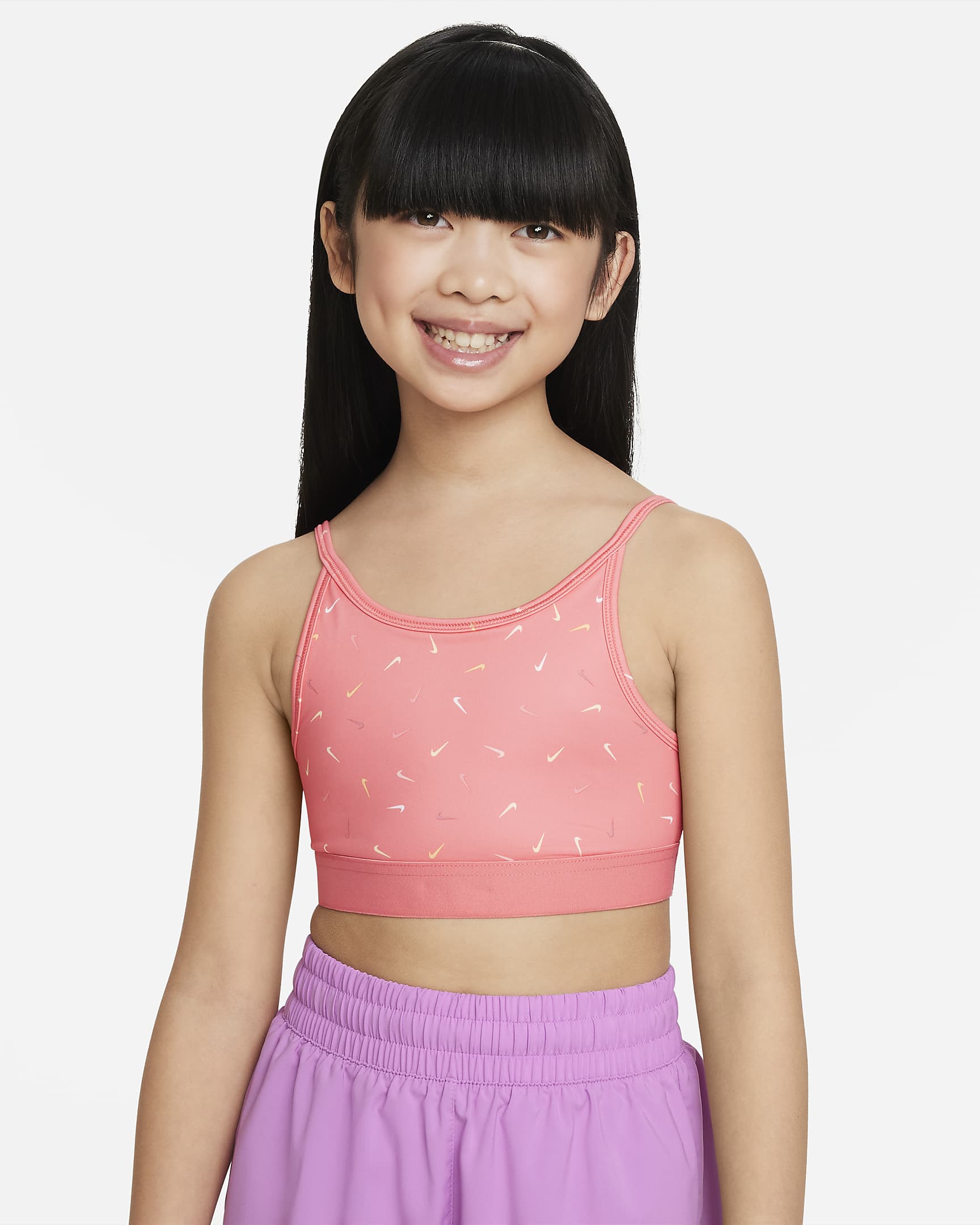 Nike DriFIT Trophy Older Kids' (Girls') LightSupport Sports Bra. Nike IL