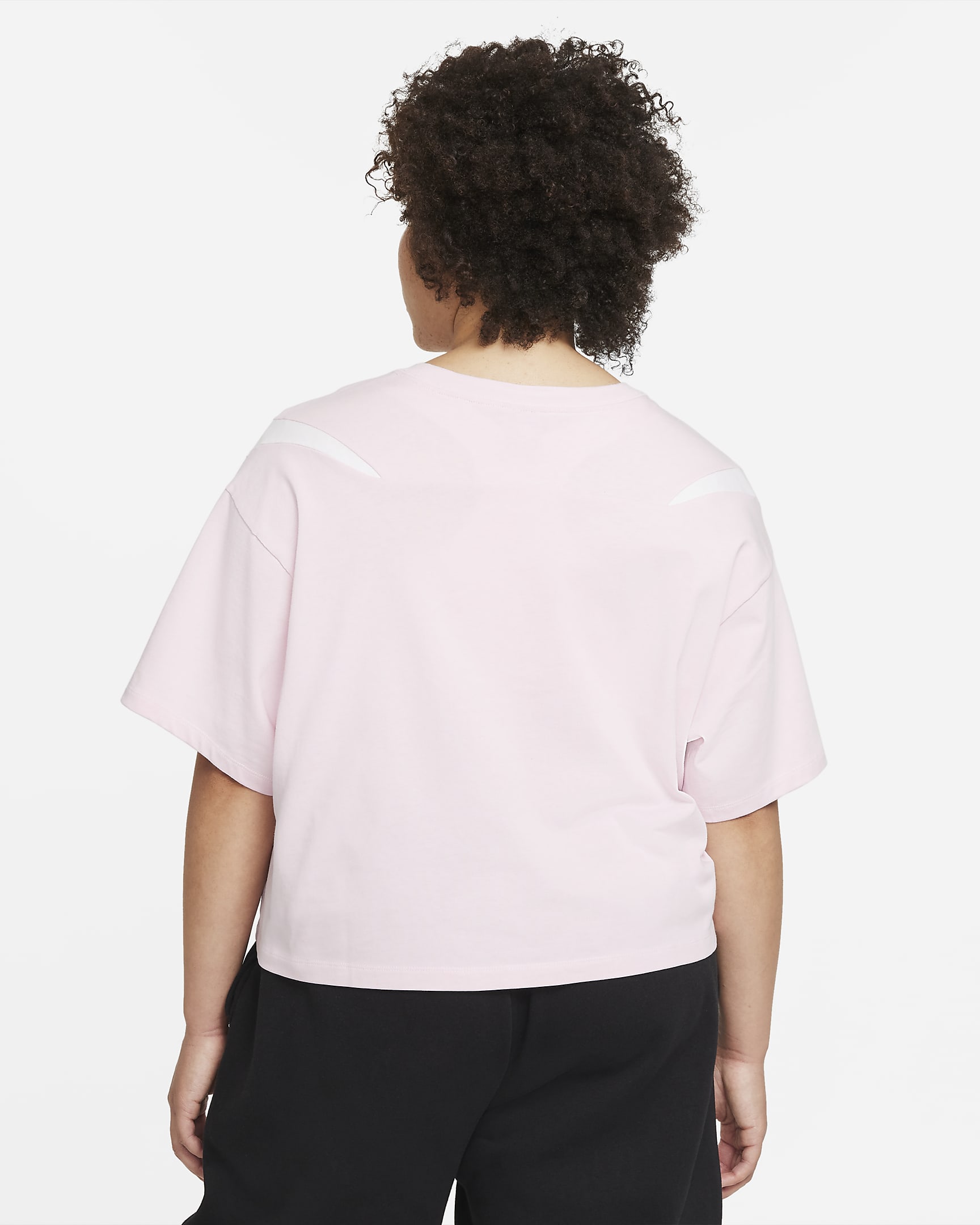 Nike Sportswear Swoosh Women's Cropped T-Shirt (Plus Size). Nike.com