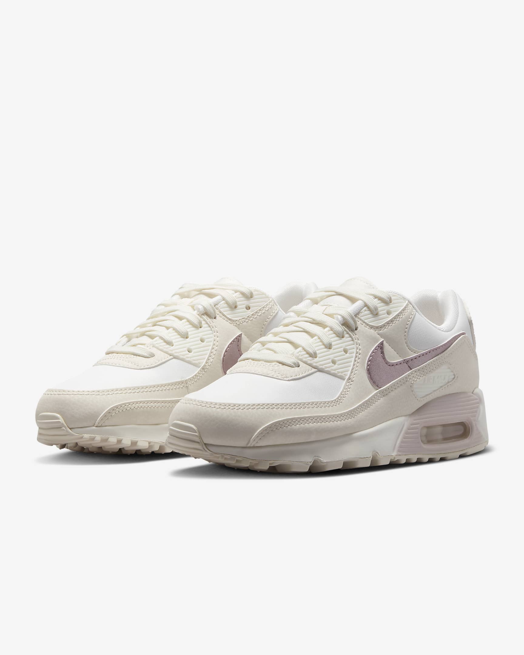 Nike Air Max 90 Women's Shoes - Sail/Phantom/Pink Oxford