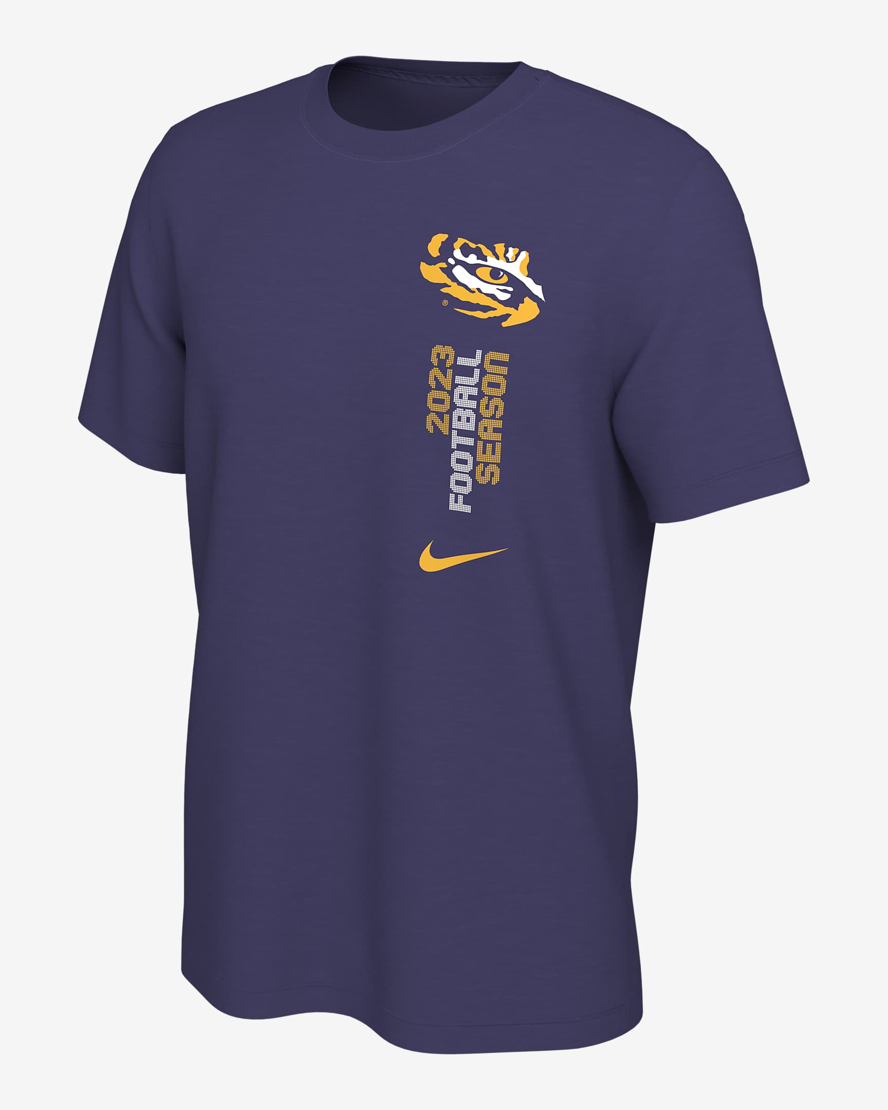 LSU Schedule Men's Nike College T-Shirt - New Orchid