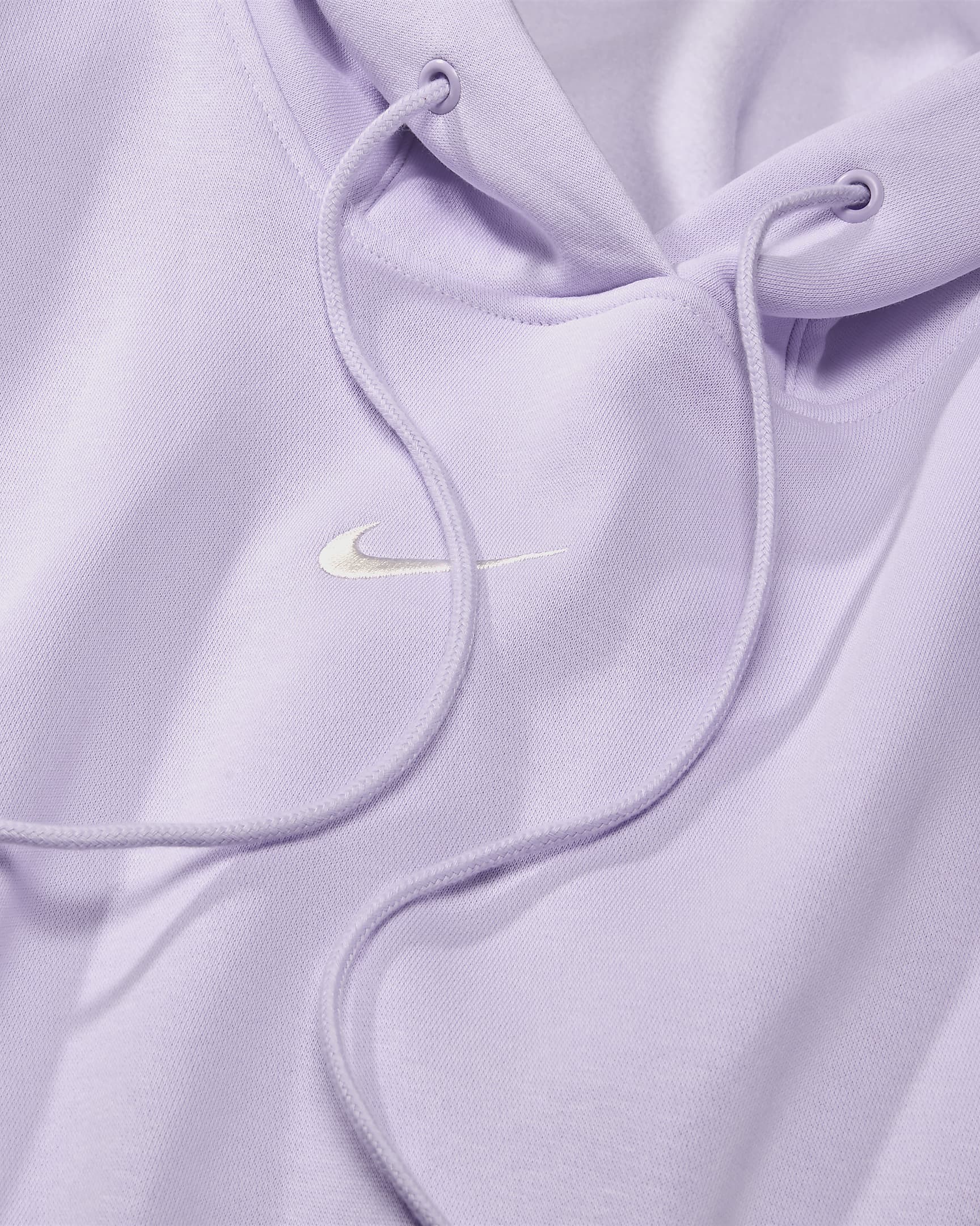 Felpa pullover oversize con cappuccio Nike Sportswear Phoenix Fleece (Plus size) – Donna - Violet Mist/Sail