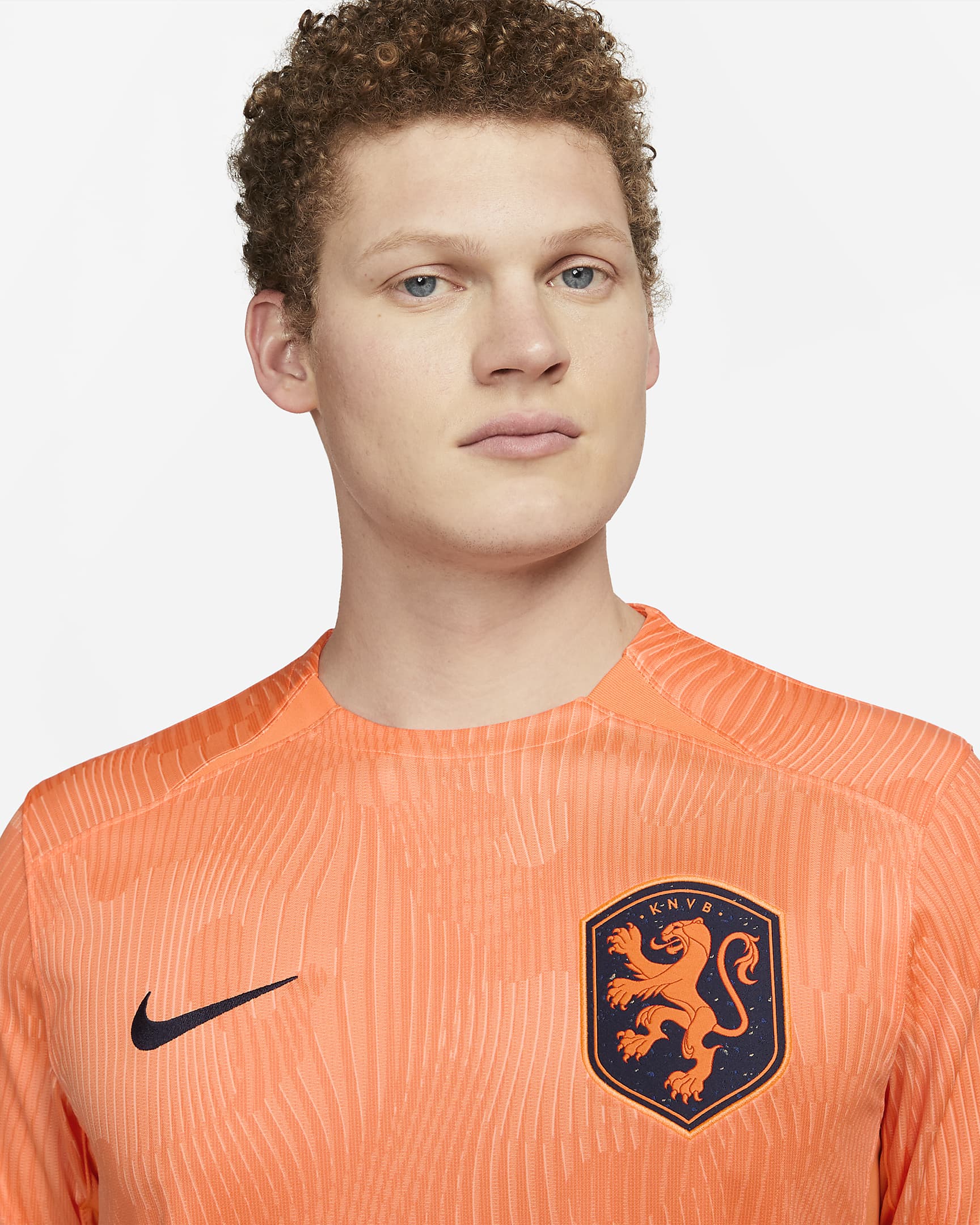 Netherlands 2023 Stadium Home Men's Nike Dri-FIT Football Shirt. Nike SE