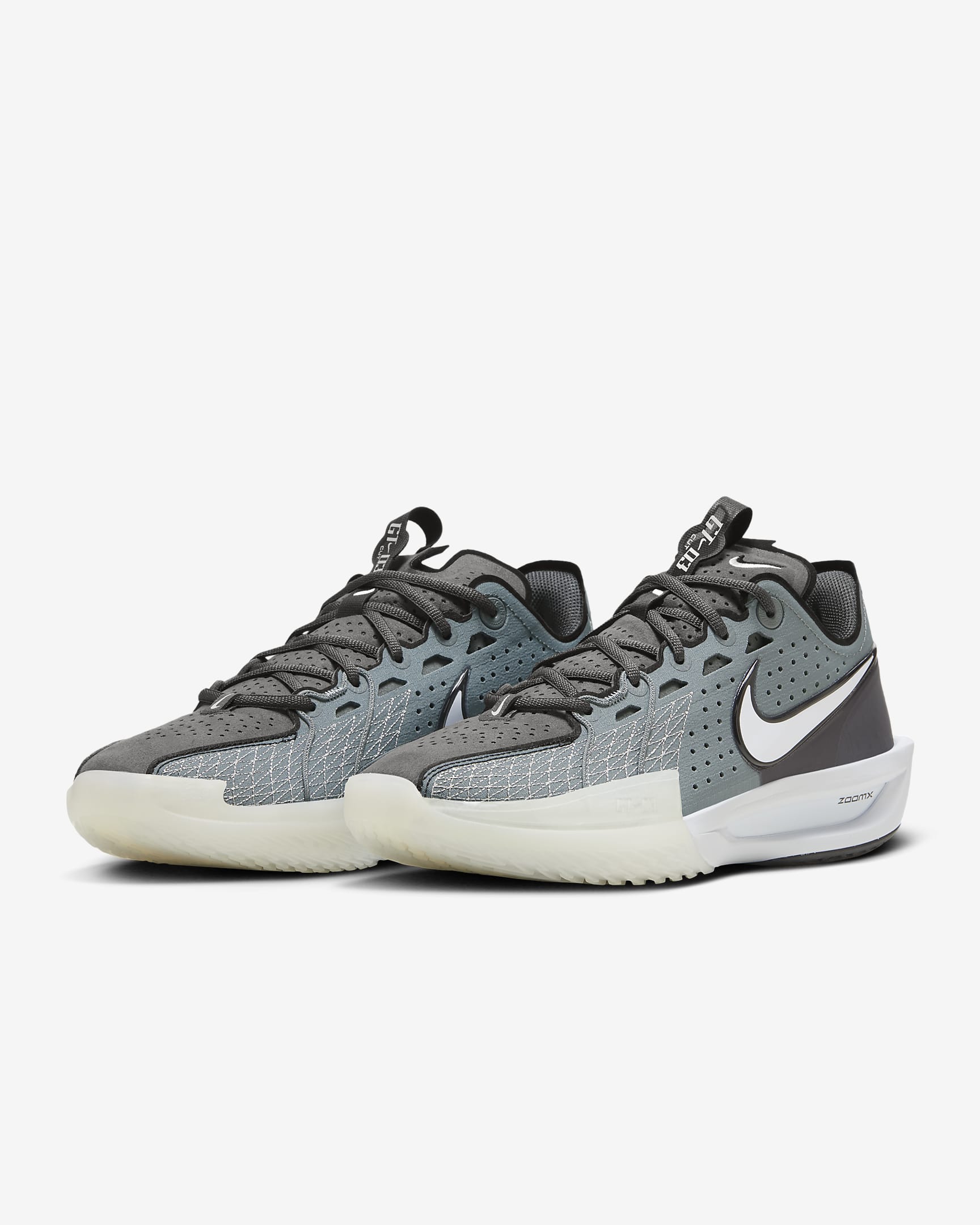 Nike G.T. Cut 3 EP Basketball Shoes - Cool Grey/Football Grey/Sail/Black