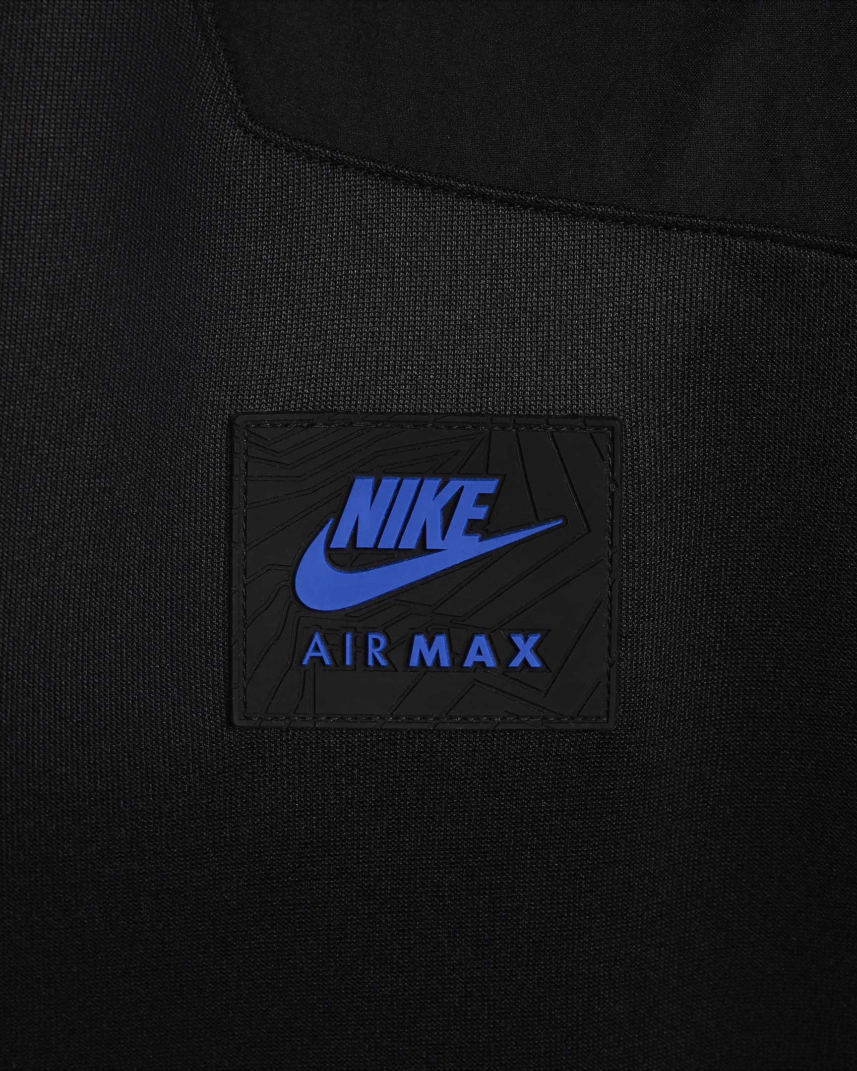 Nike Air Max Men's Full-Zip Hoodie - Black/Black/Black/Game Royal