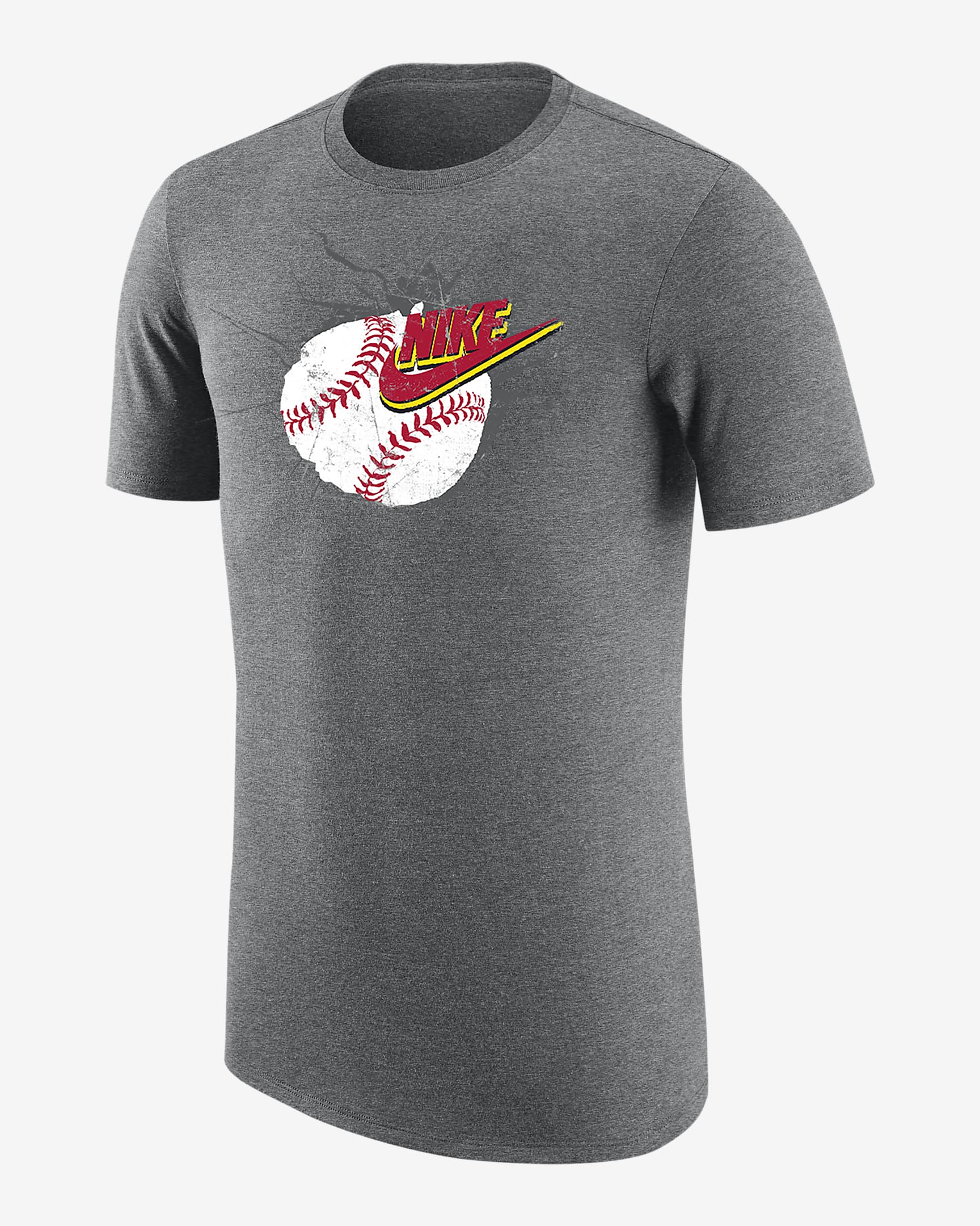 Nike Sportswear Men's Baseball T-Shirt - Dark Grey Heather