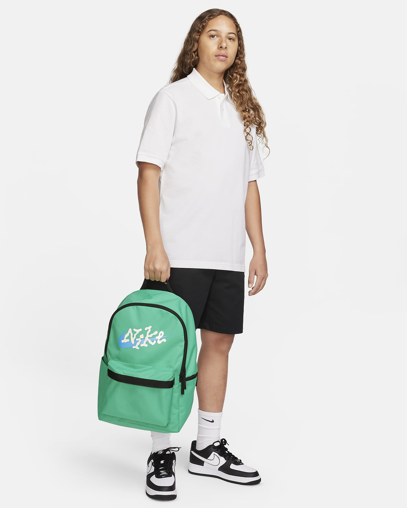 Nike Heritage Backpack (25L) - Stadium Green/Stadium Green/Coconut Milk