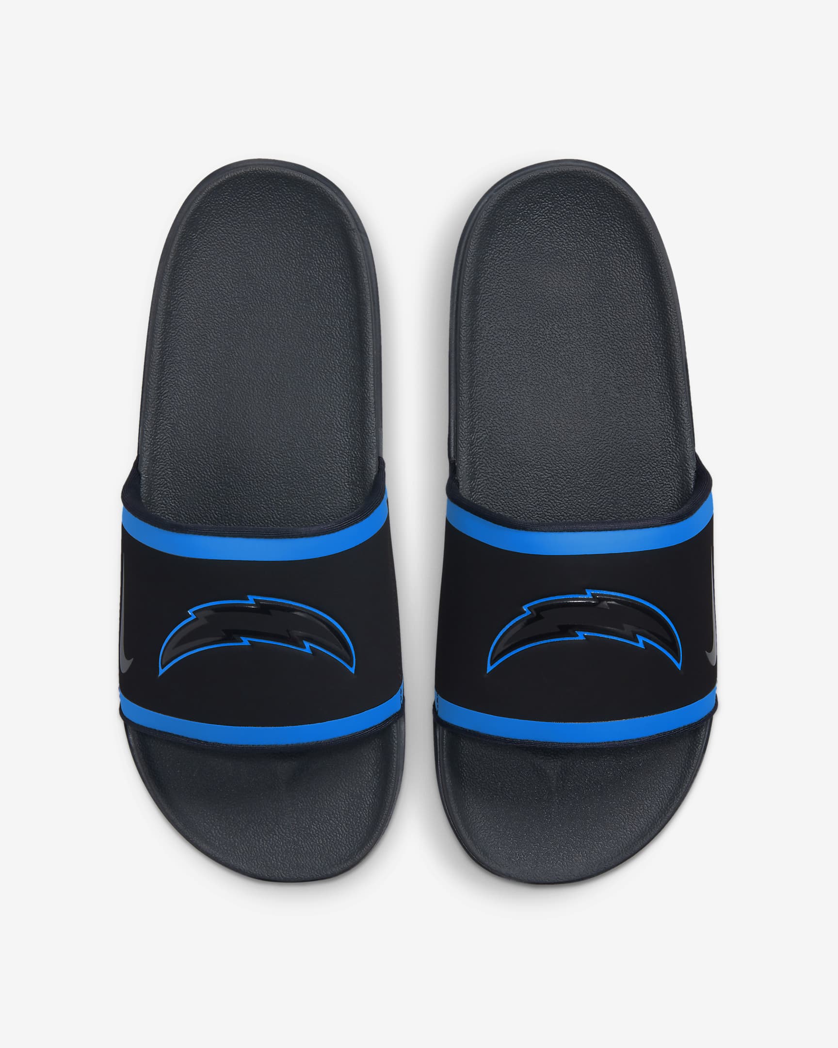 Nike Offcourt (NFL Los Angeles Chargers) Slide - Black/Italy Blue/University Gold/Anthracite