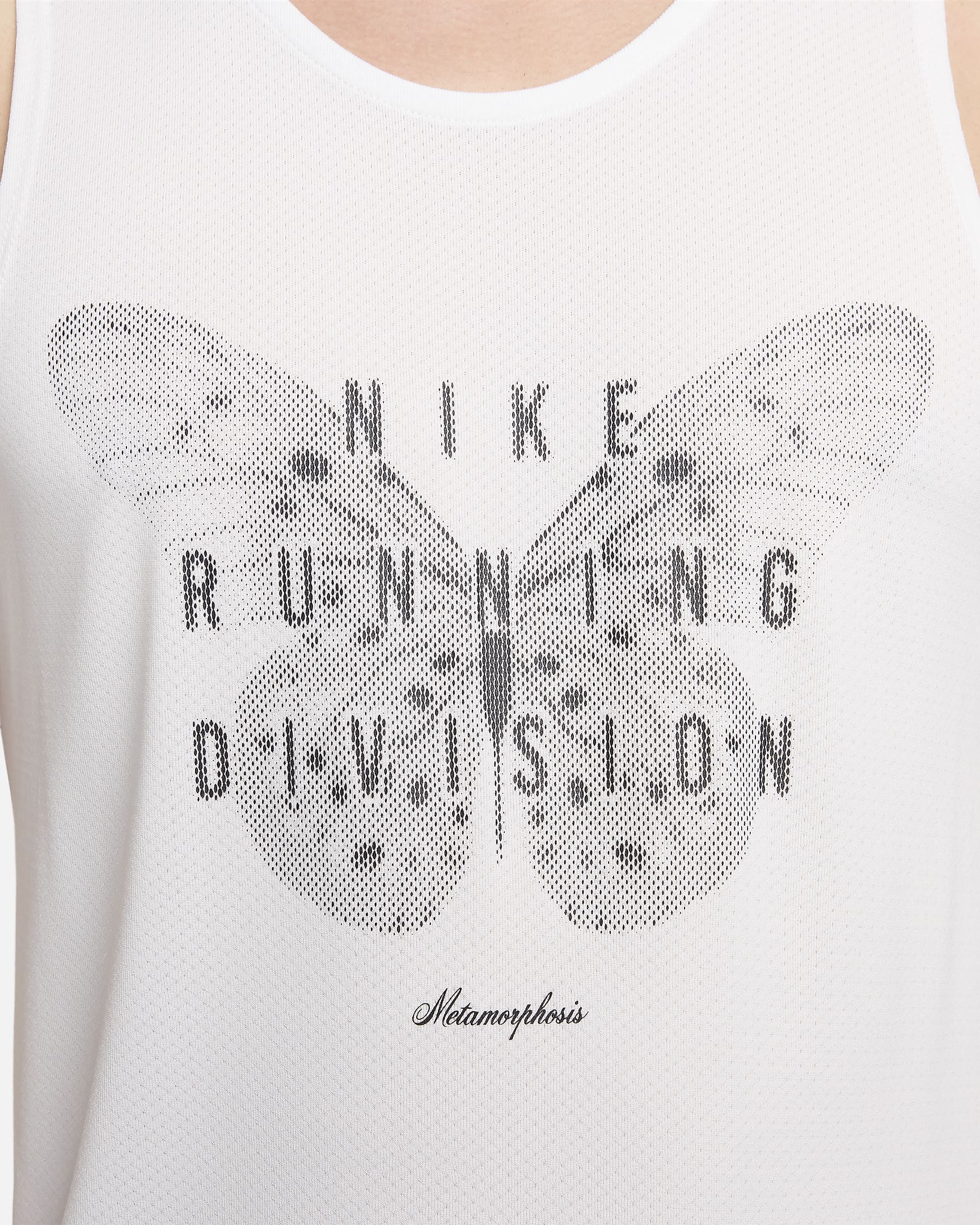 Nike Rise 365 Running Division Men's Dri-FIT Running Tank Top - Summit White/Bicoastal/Black