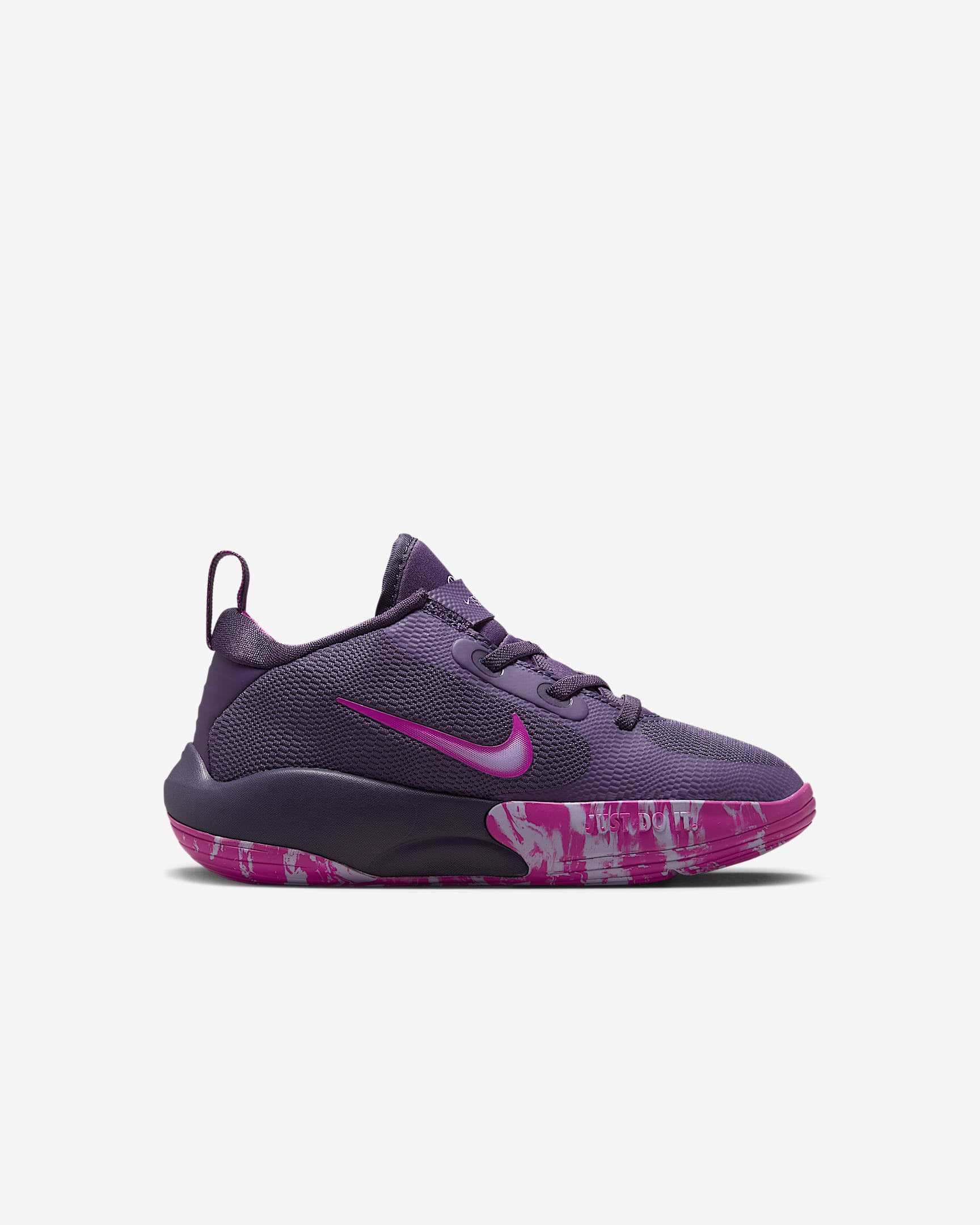 Nike IsoFly Little Kids' Shoes - Dark Raisin/Hot Fuchsia/Hydrangeas