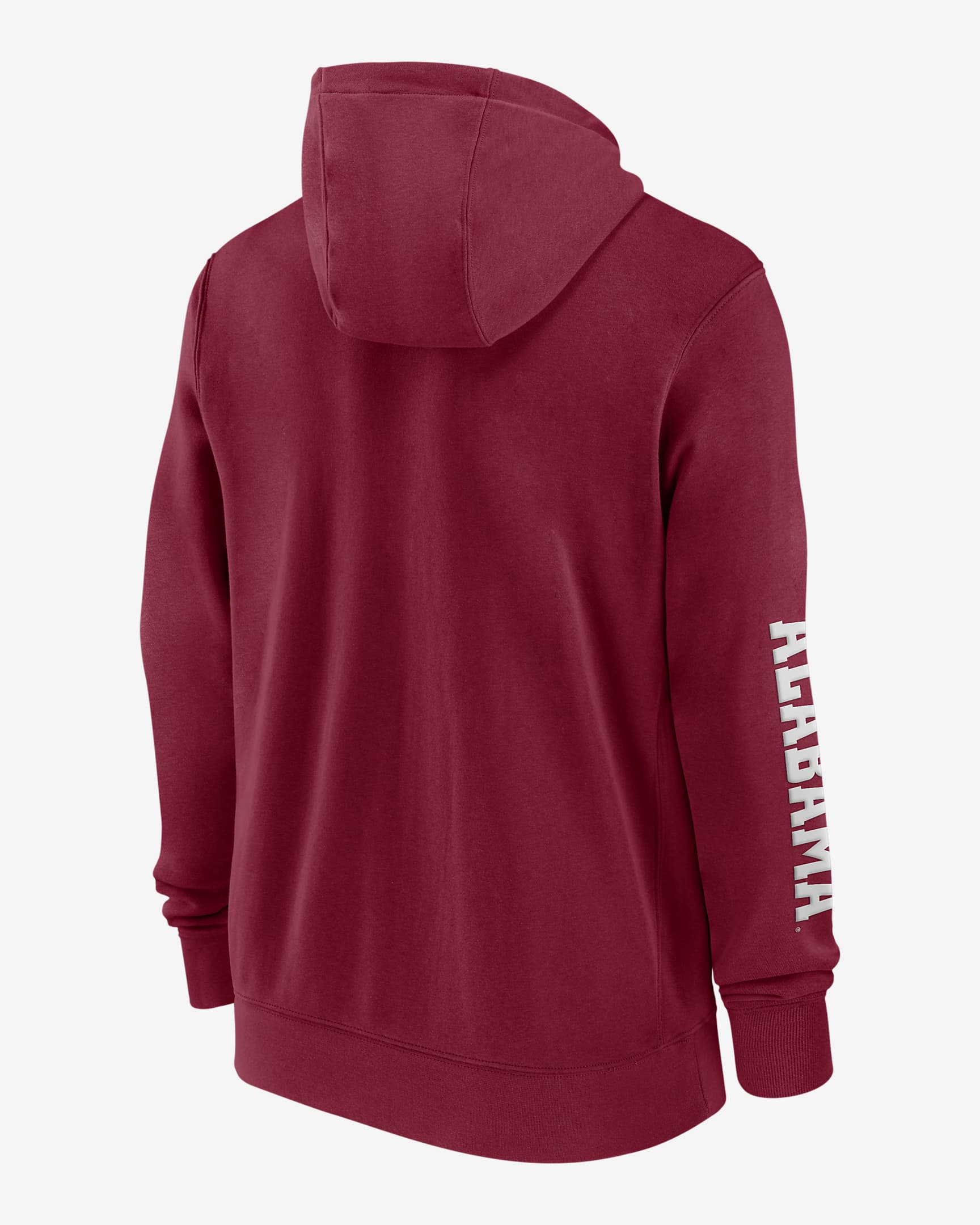 Alabama Crimson Tide Sideline Team Issue Men's Nike College Full-Zip Hoodie - Crimson