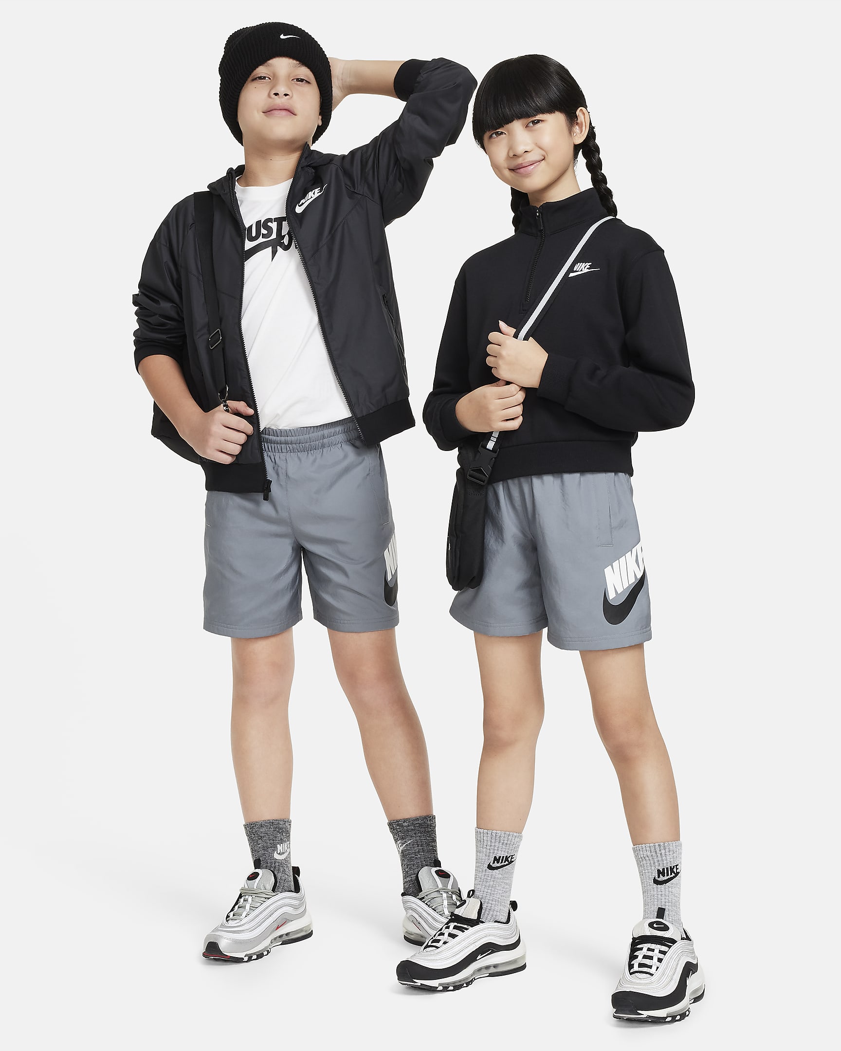 Nike Sportswear Big Kids' Woven Shorts. Nike.com