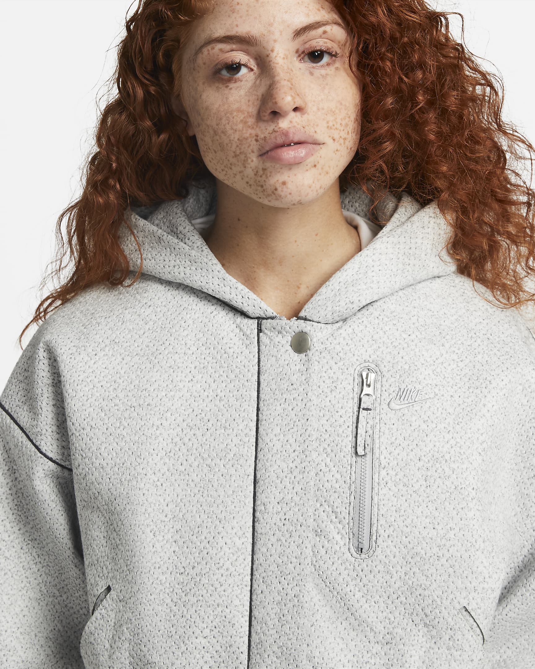 Nike Forward Bomber Jacket Women's Hooded Jacket. Nike IE