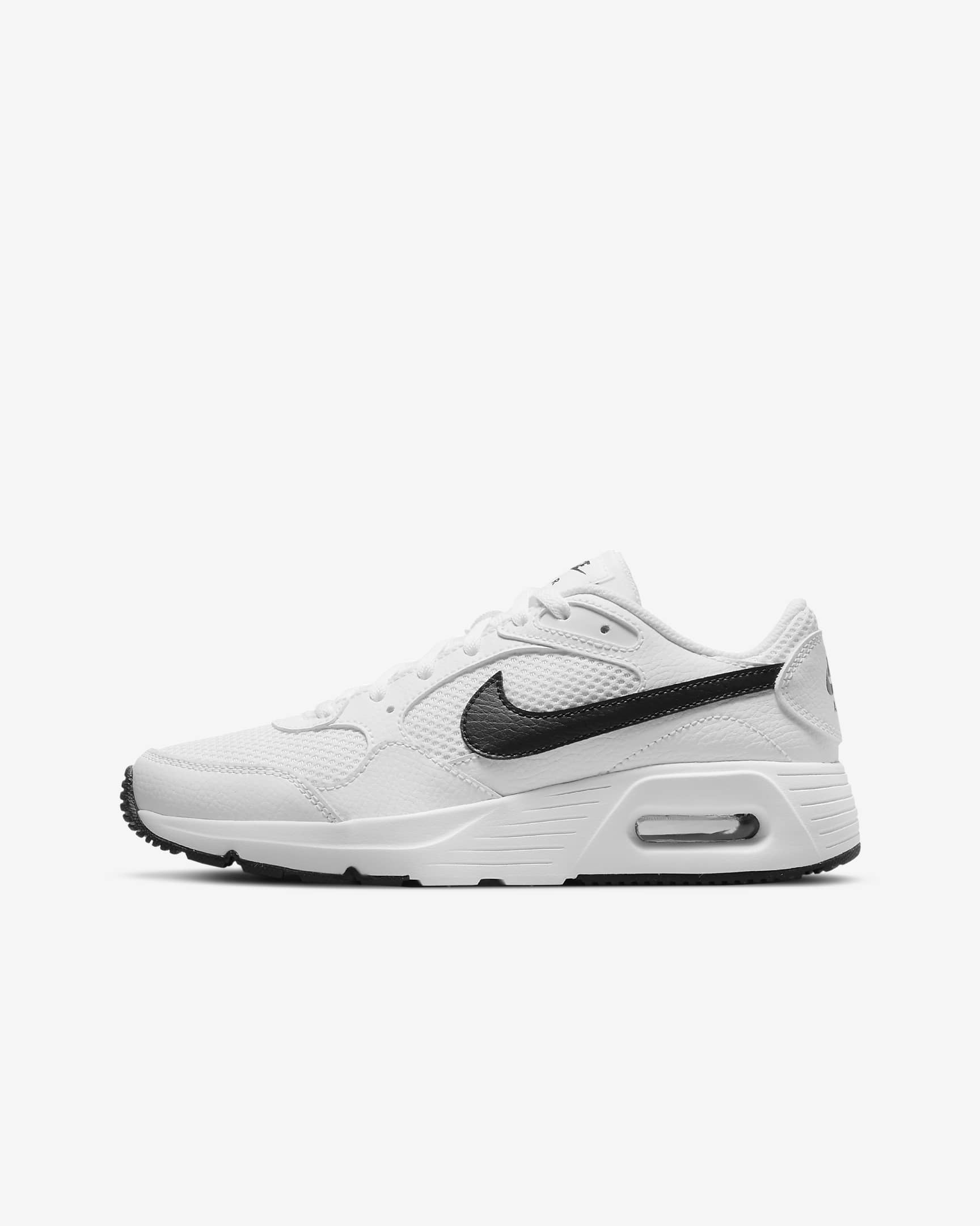 Nike Air Max SC kinderschoen - Wit/Wit/Zwart