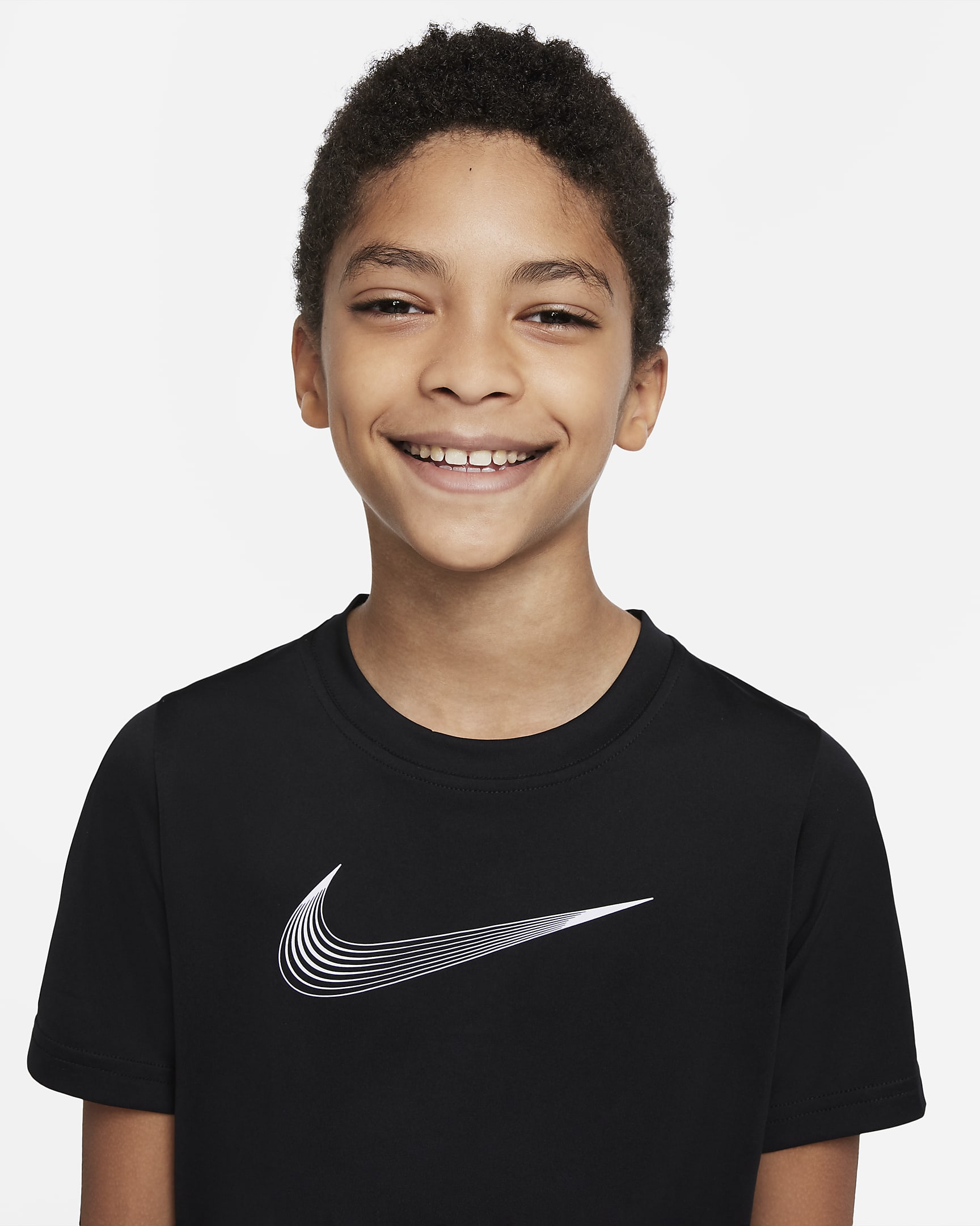 Nike Dri-FIT Older Kids' (Boys') Short-Sleeve Training Top. Nike UK