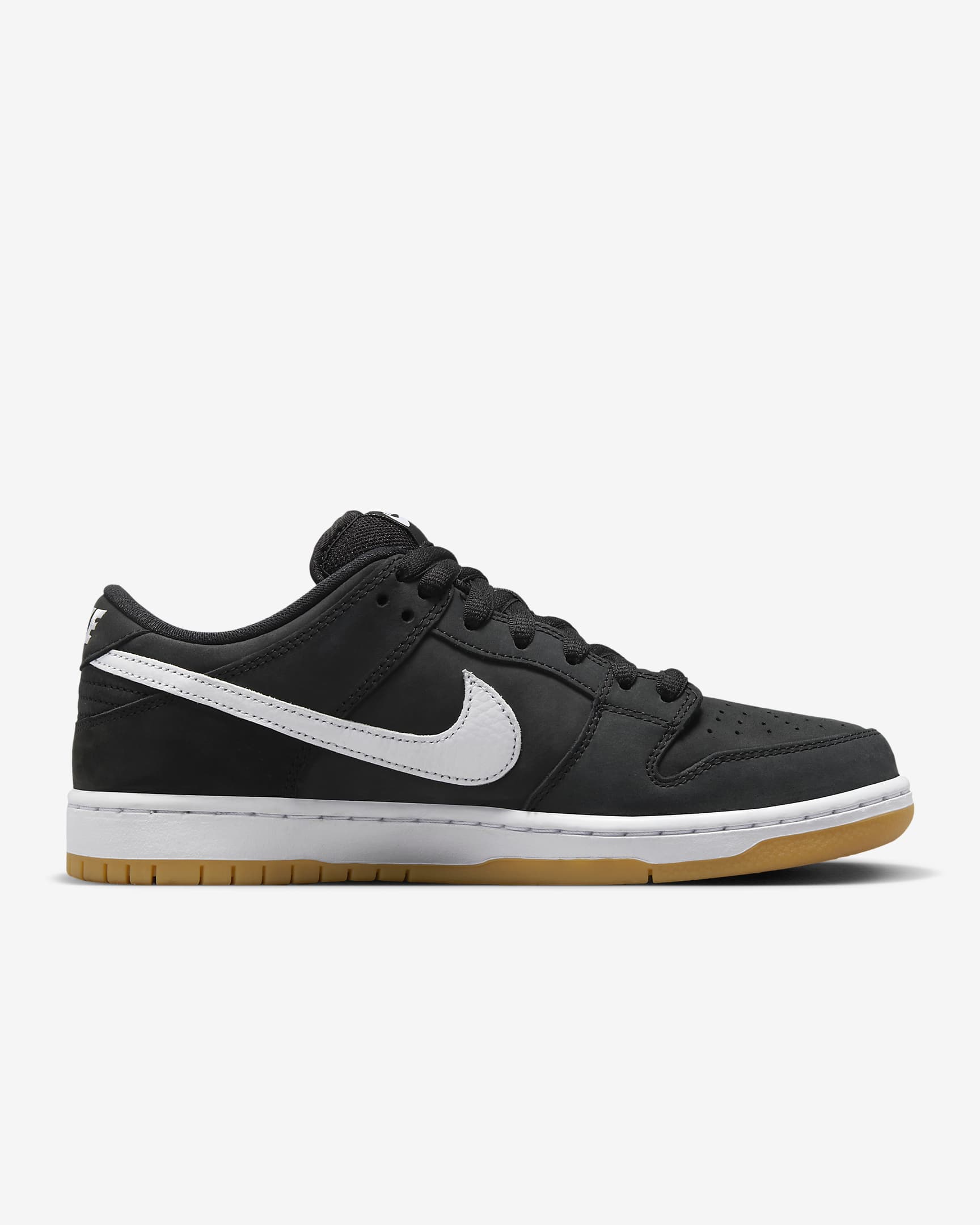 Tenis de skateboarding Nike SB Dunk Low Pro - Negro/Negro/Marrón claro goma/Blanco