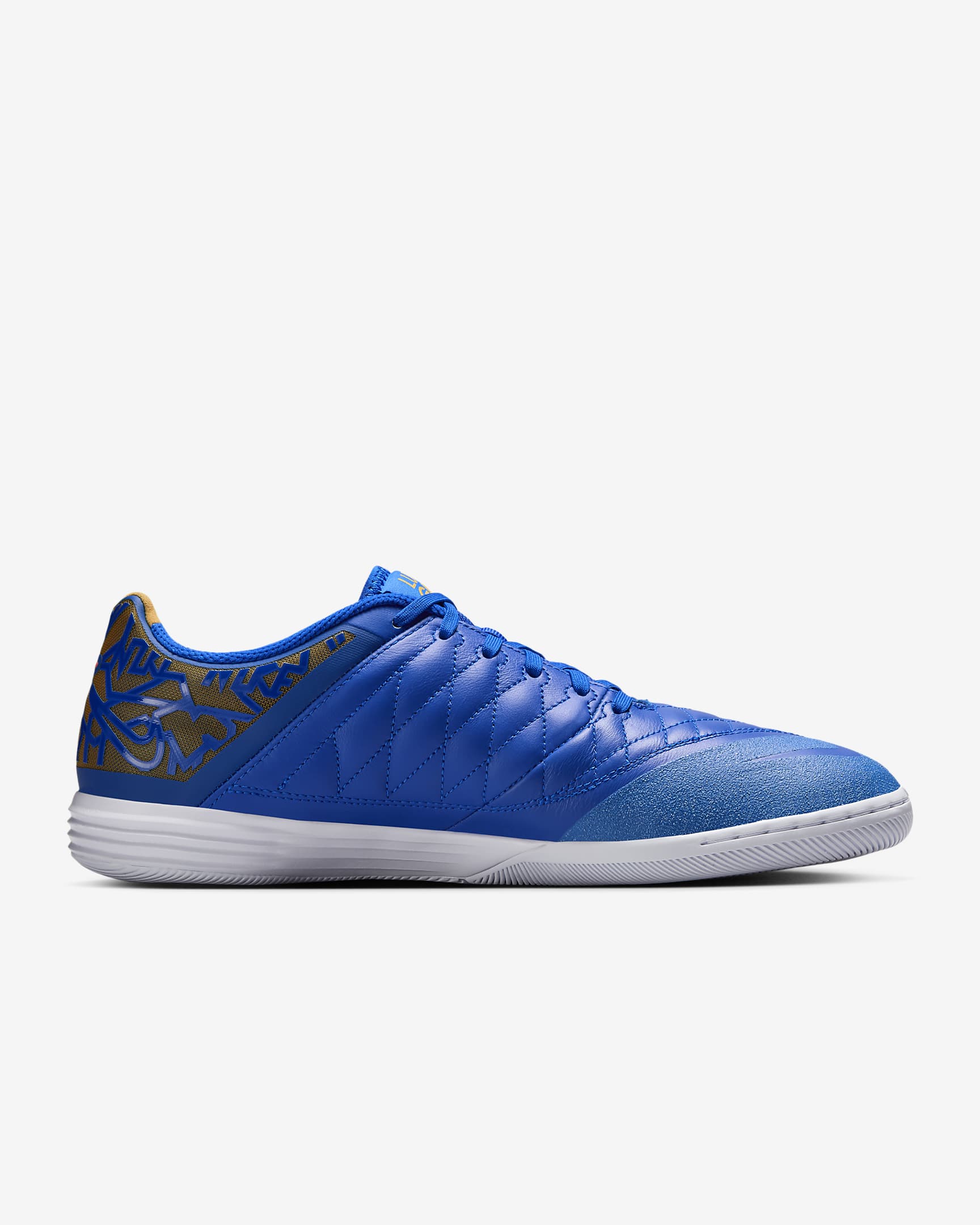 Nike Lunar Gato 2 IC Low-Top Football Shoes - Racer Blue/Hyper Crimson