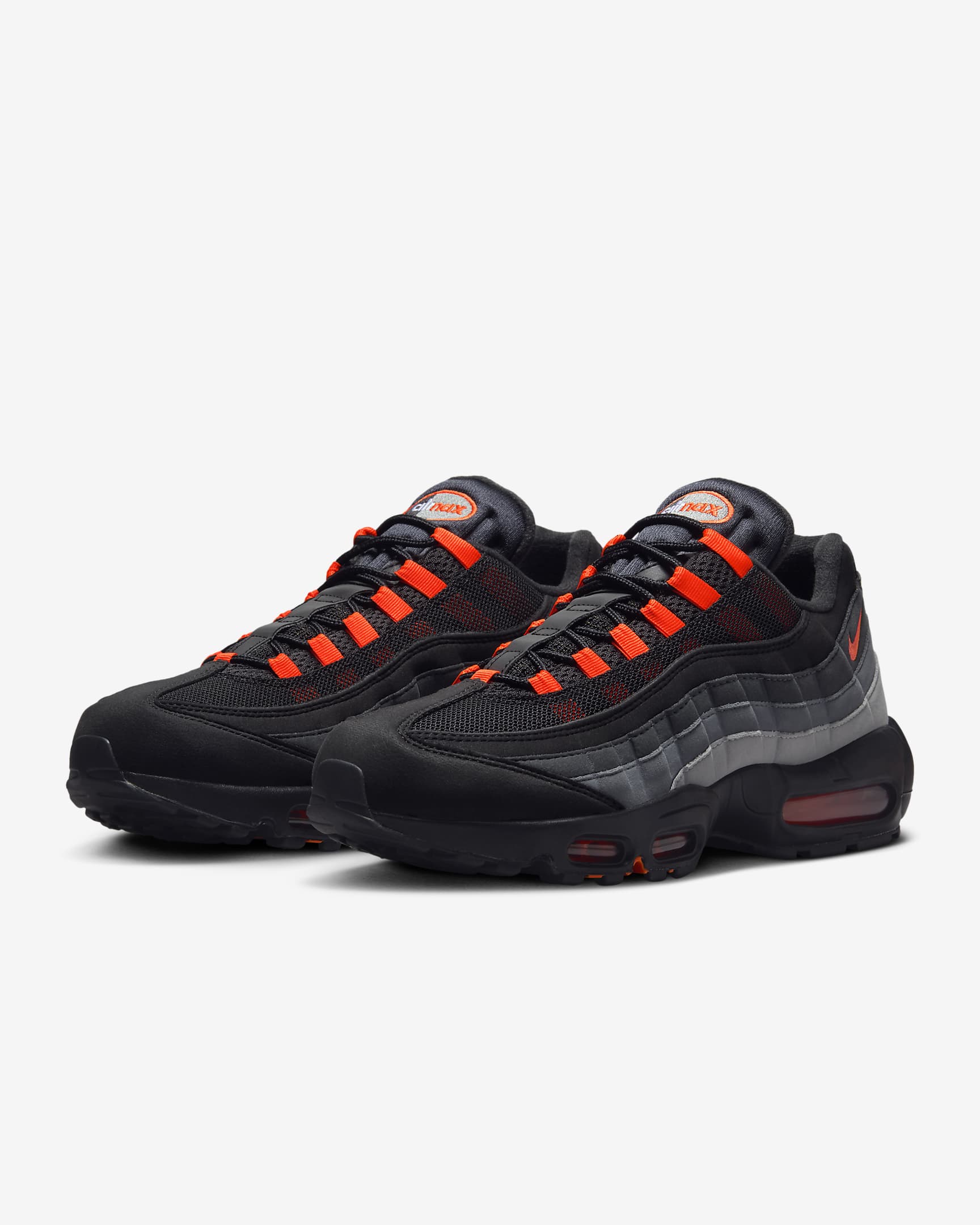 Chaussure Nike Air Max 95 pour homme - Noir/Anthracite/Smoke Grey/Hyper Crimson