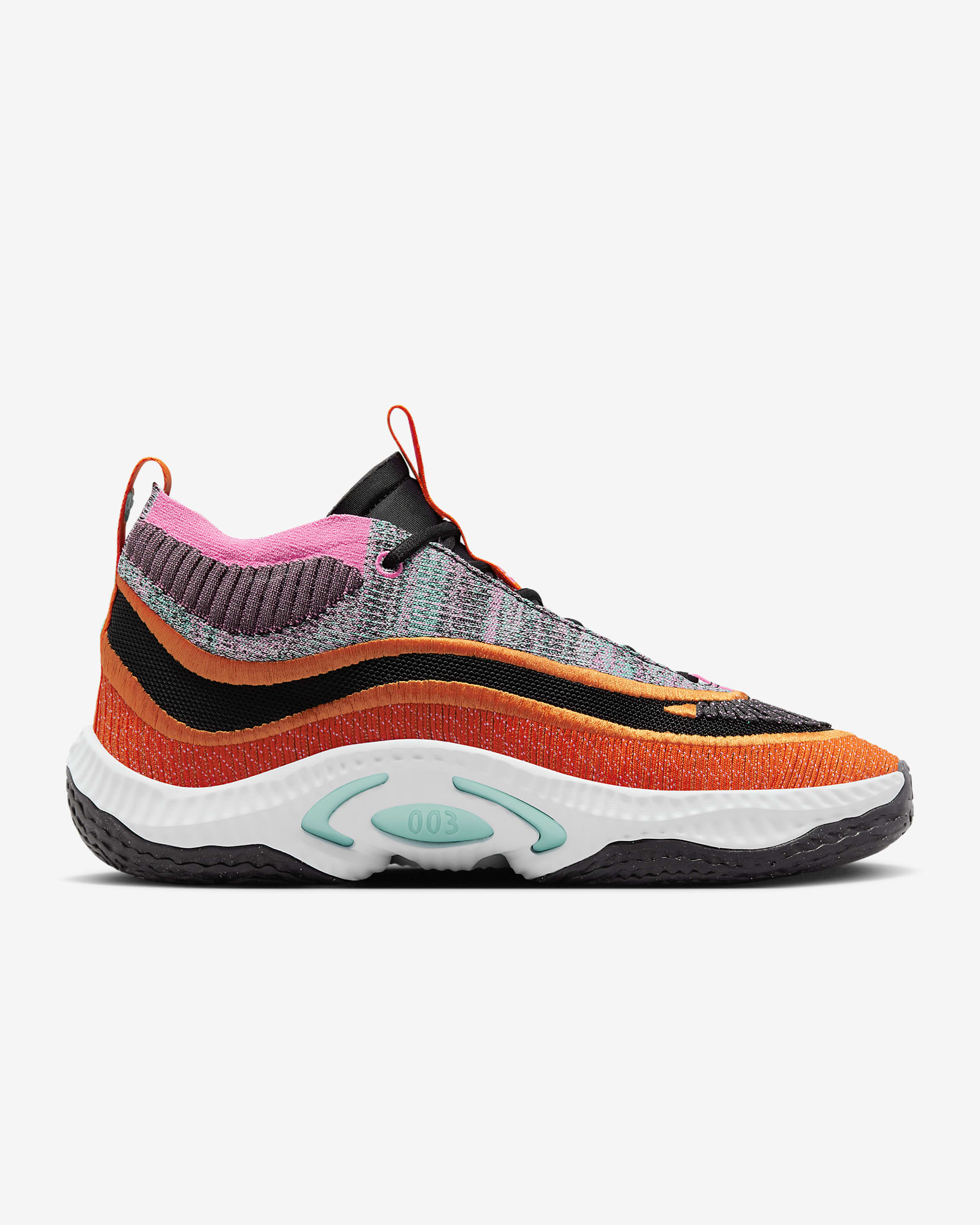 Cosmic Unity 3 Basketball Shoes - Black/Sail/Pink Spell/Brilliant Orange