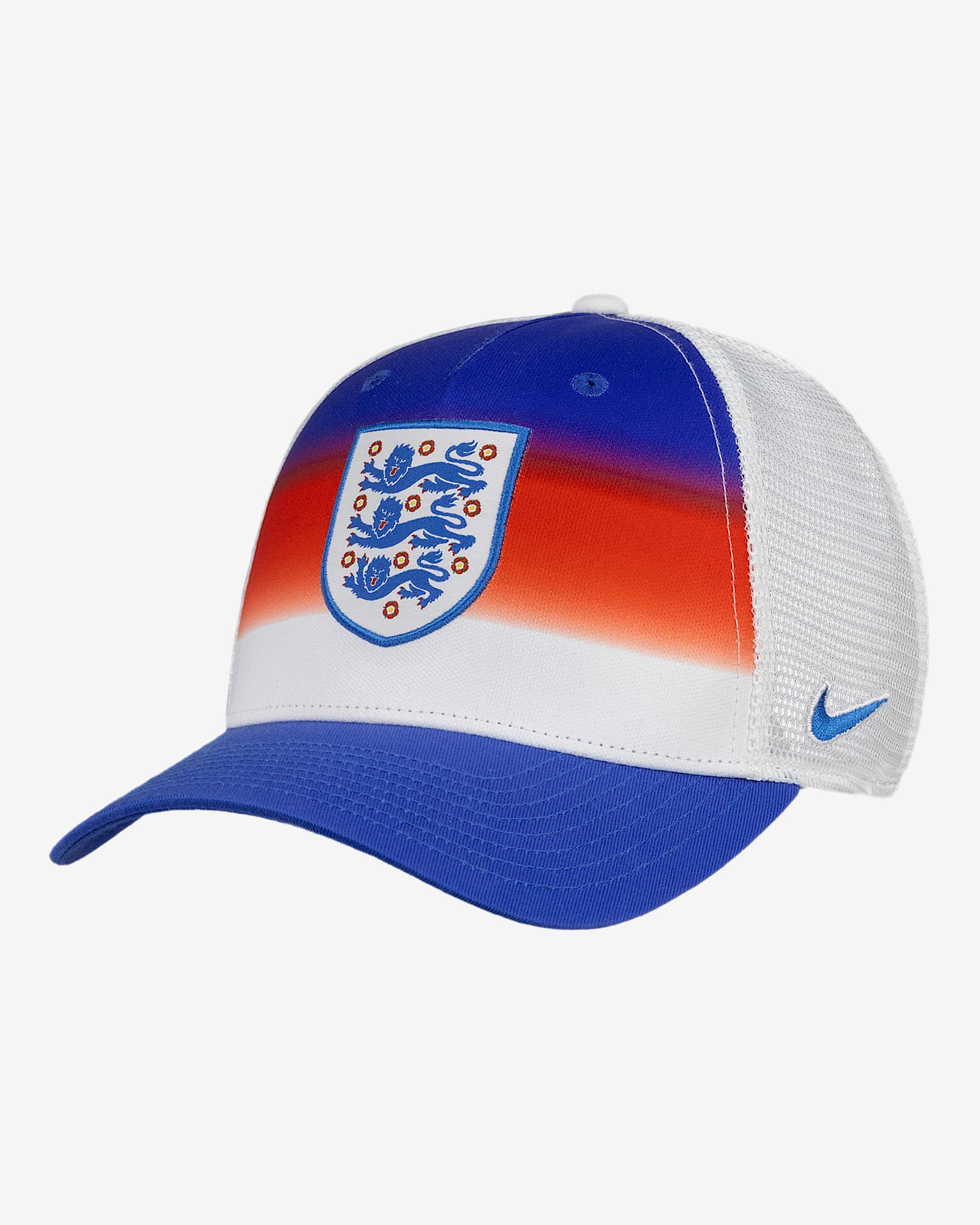 England Rise Nike Soccer Structured Adjustable Trucker Cap - Print