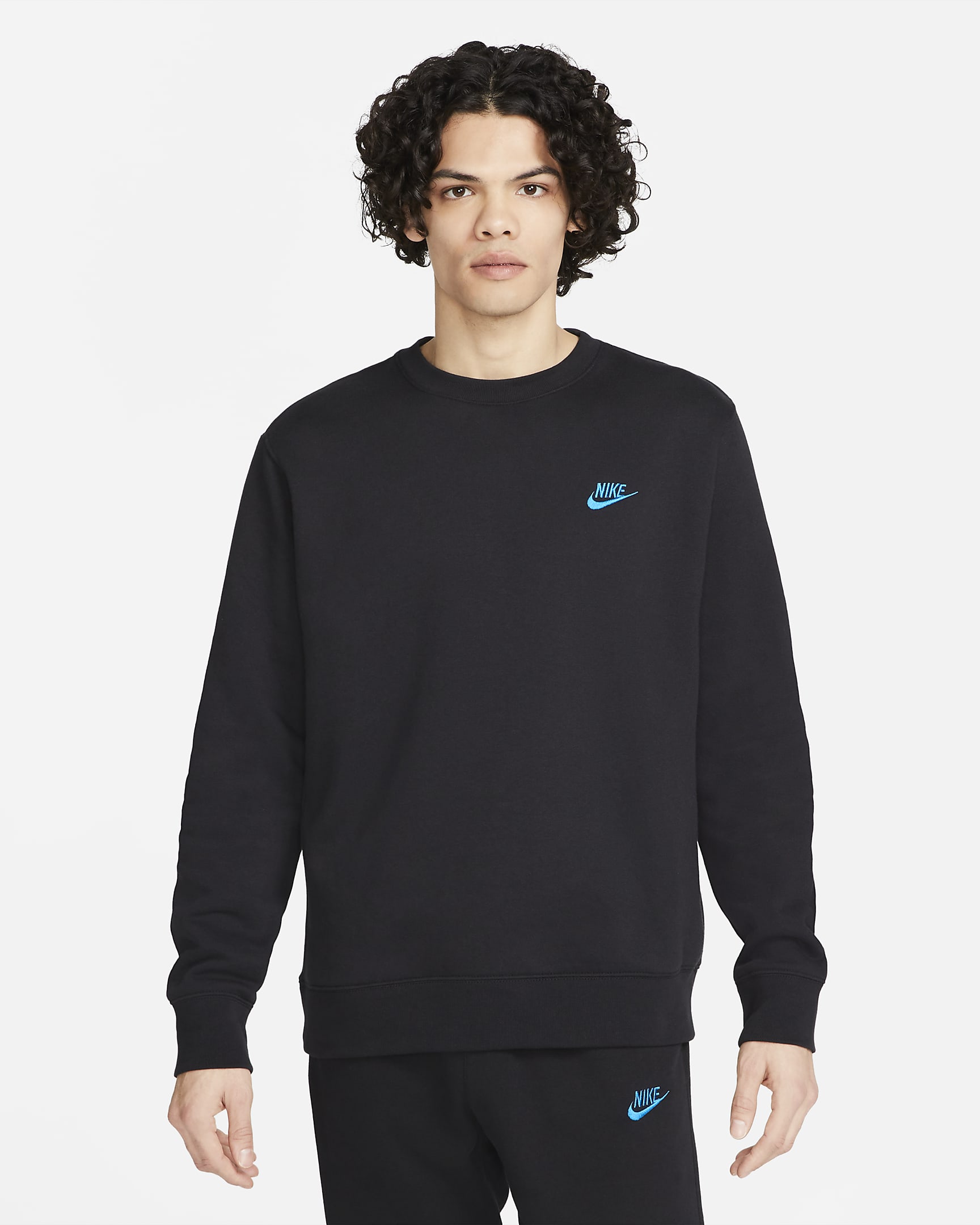 mens nike club fleece sweatshirt
