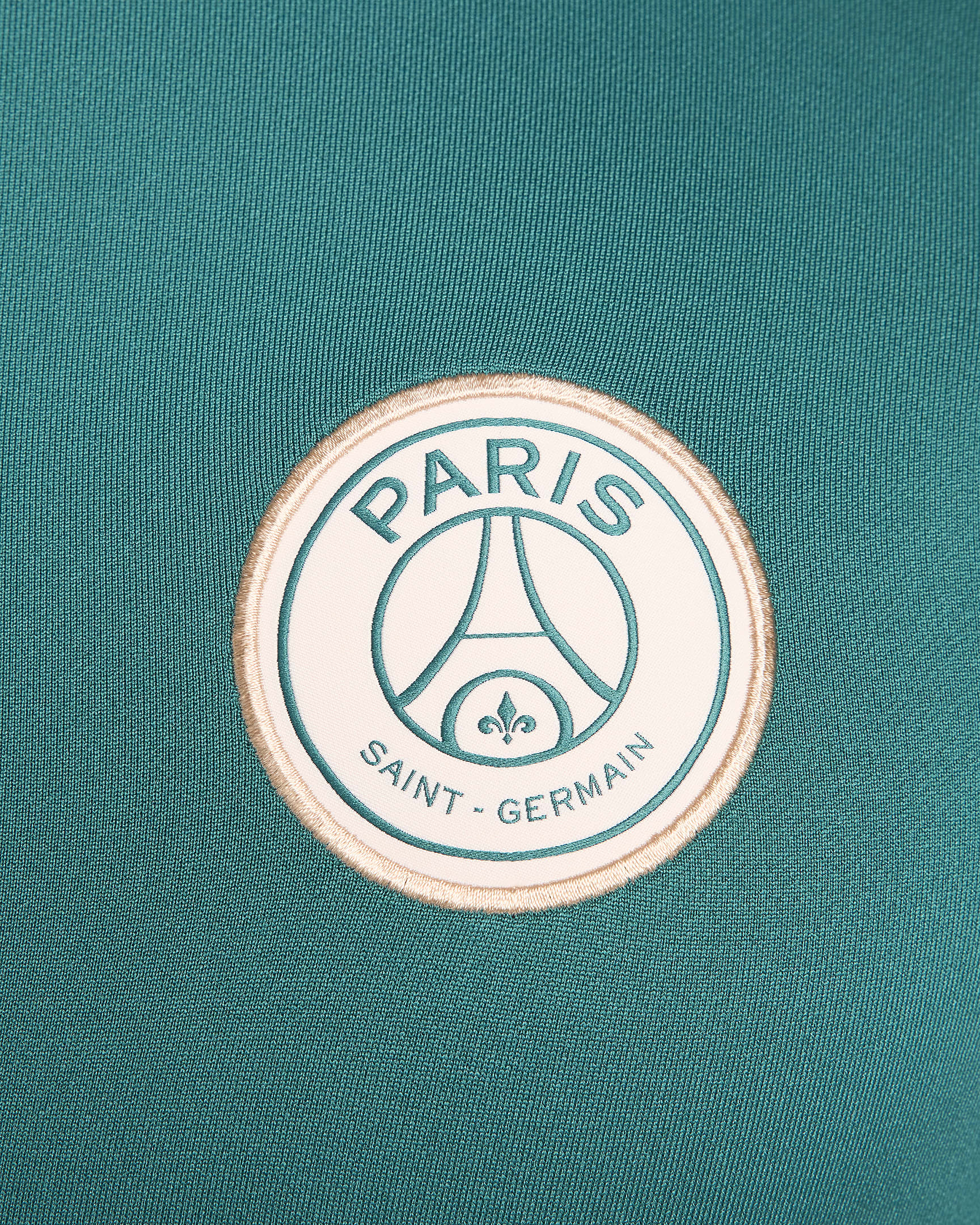 Paris Saint-Germain Strike Men's Nike Dri-FIT Soccer Drill Top - Geode Teal/Geode Teal/Bordeaux/Guava Ice