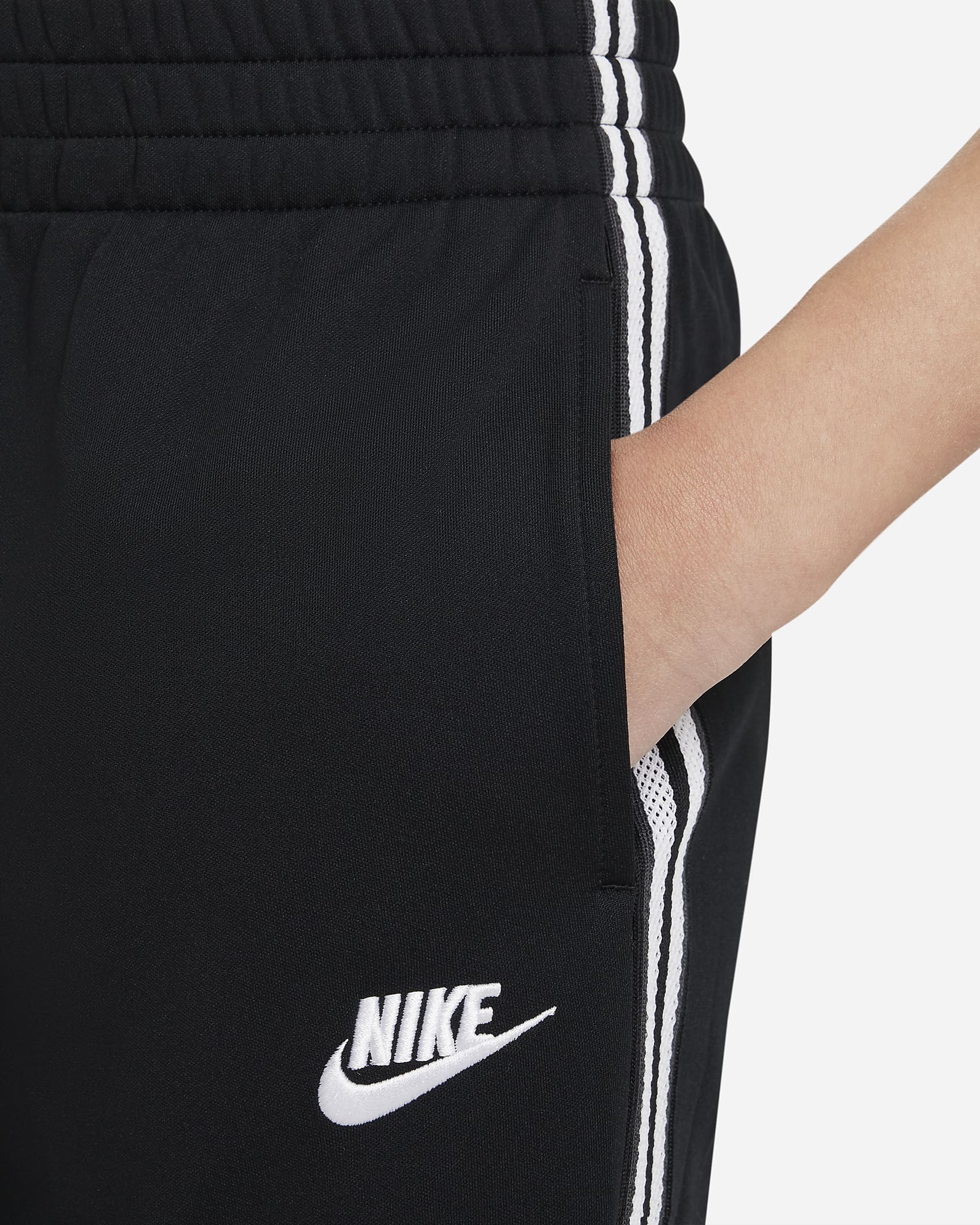 Nike Sportswear Older Kids' Tracksuit - Black/White