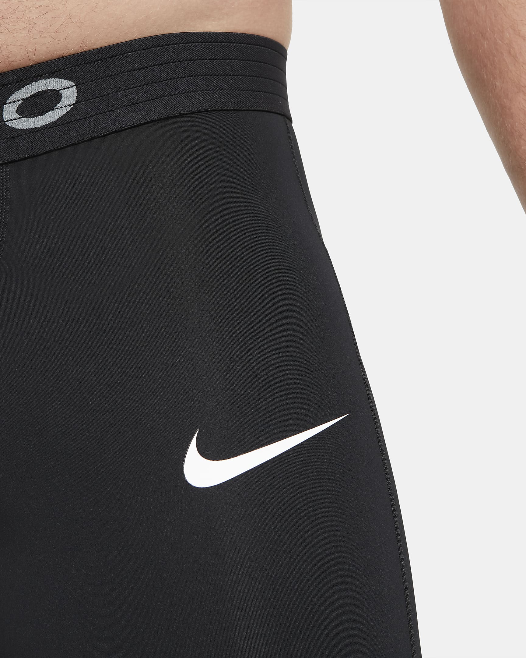 nike pro tights black